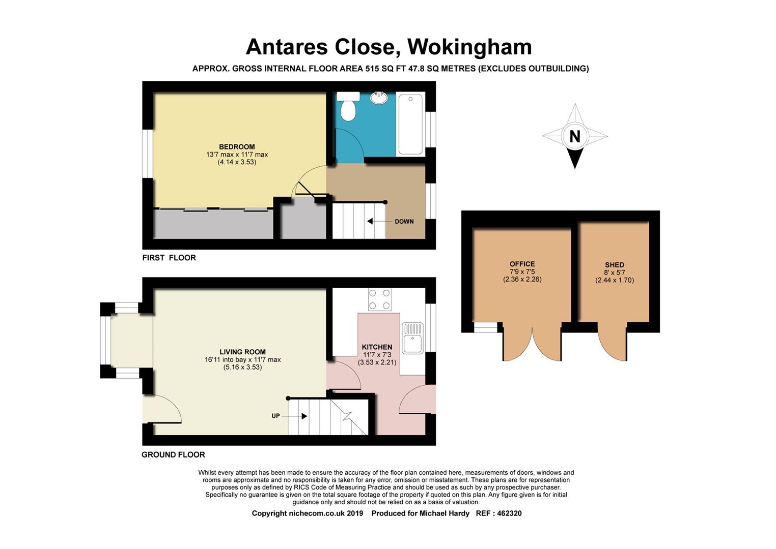 1 Bedrooms Semi-detached house for sale in Antares Close, Wokingham, Berkshire RG41