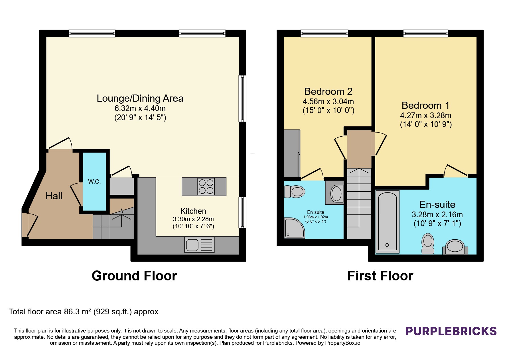 6 Slackcote Hall, Slackcote Lane, Oldham floorplan