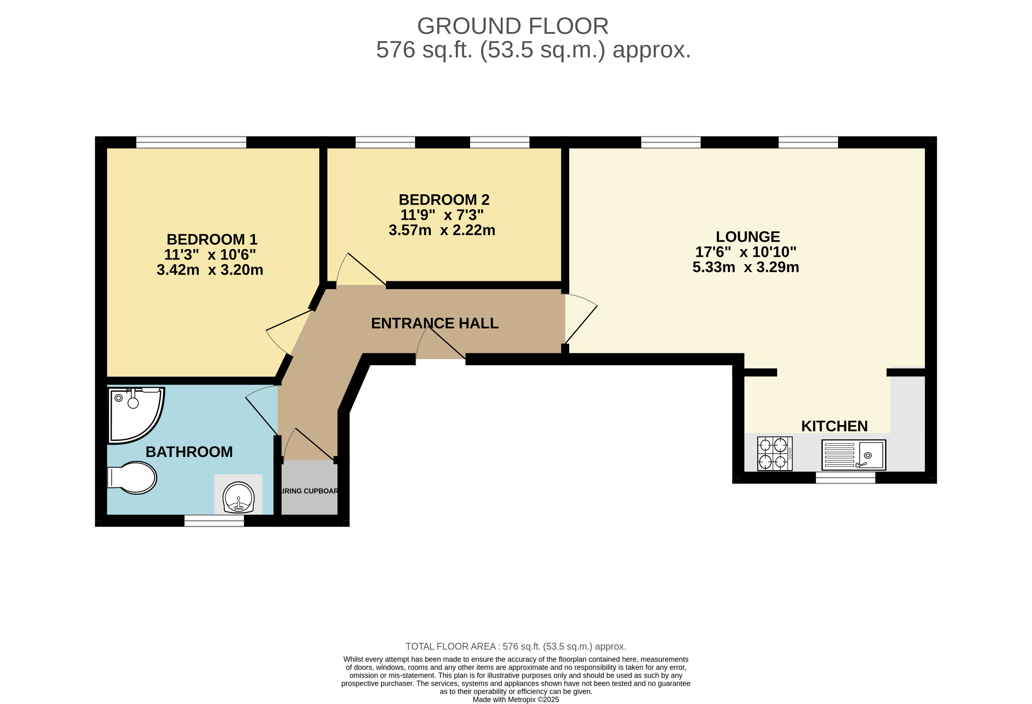7, William House Court, Westbury floorplan