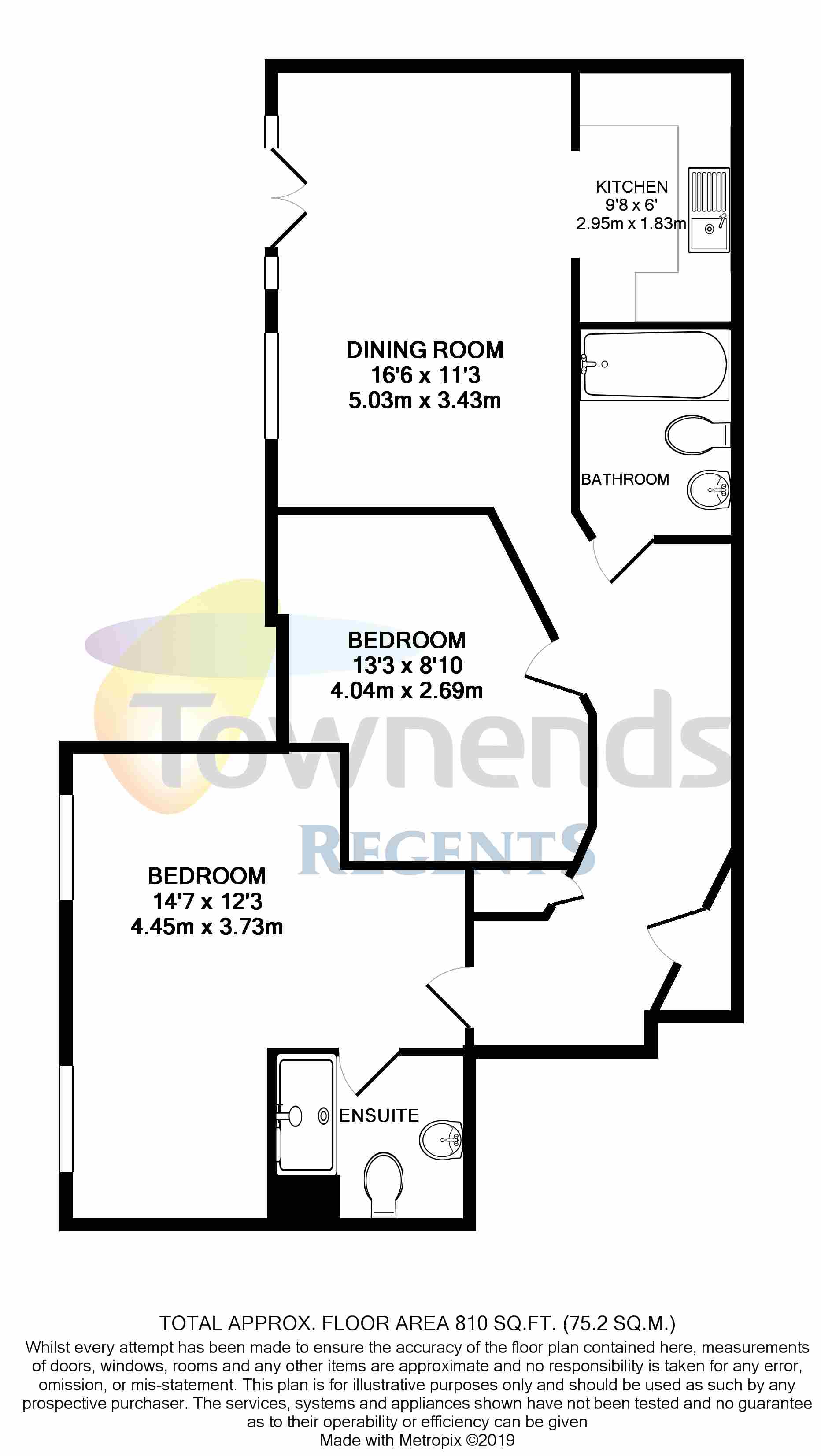 2 Bedrooms Flat to rent in Goldsworth Road, Woking, Surrey GU21