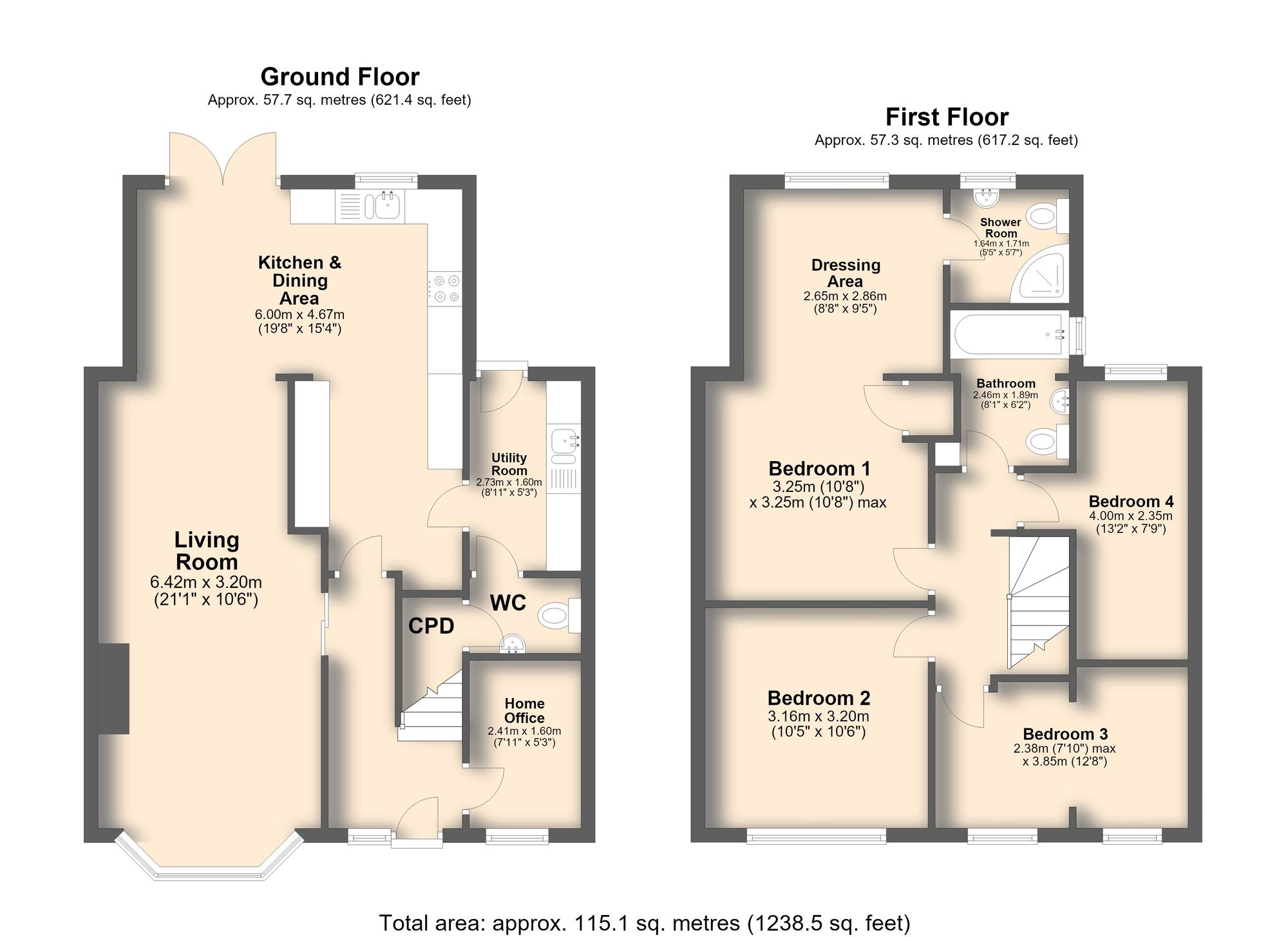 212 Lockoford Lane, Chesterfield floorplan