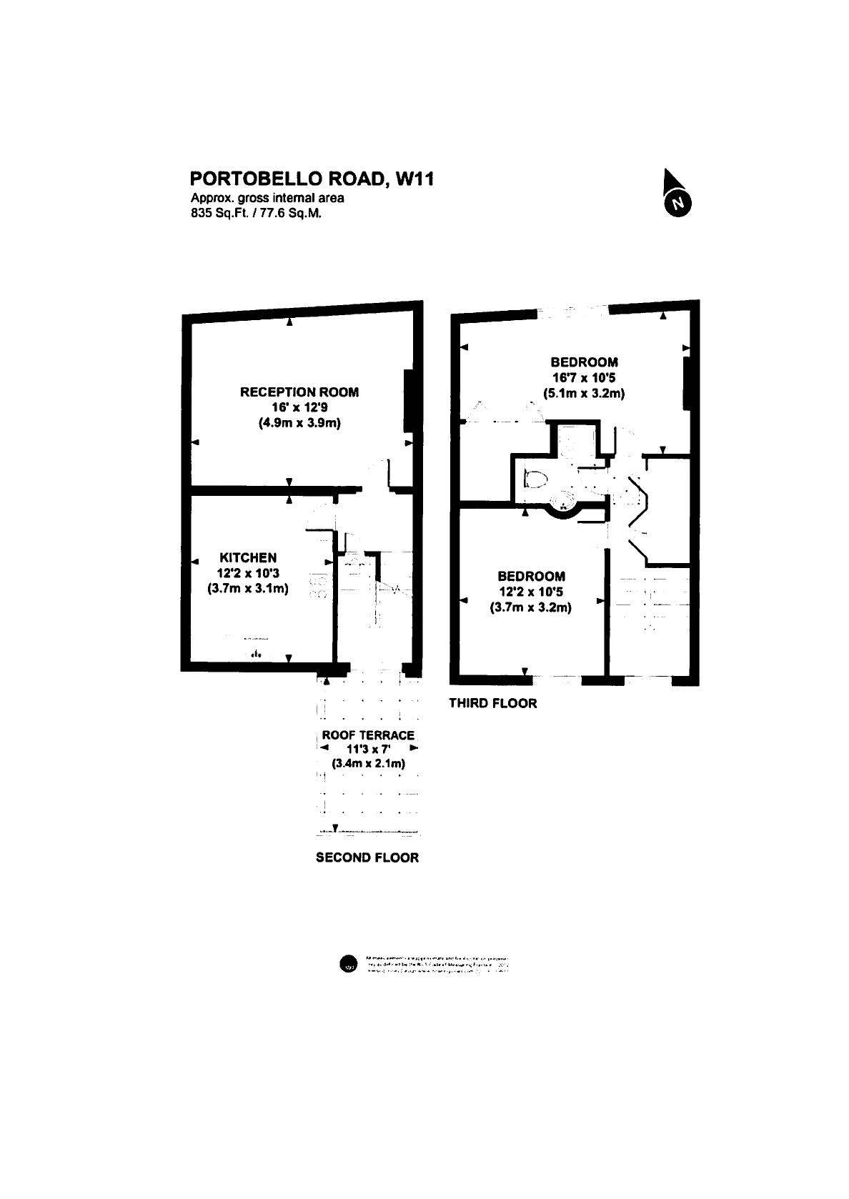 2 Bedrooms Flat to rent in Simon Close, Portobello Road, London W11