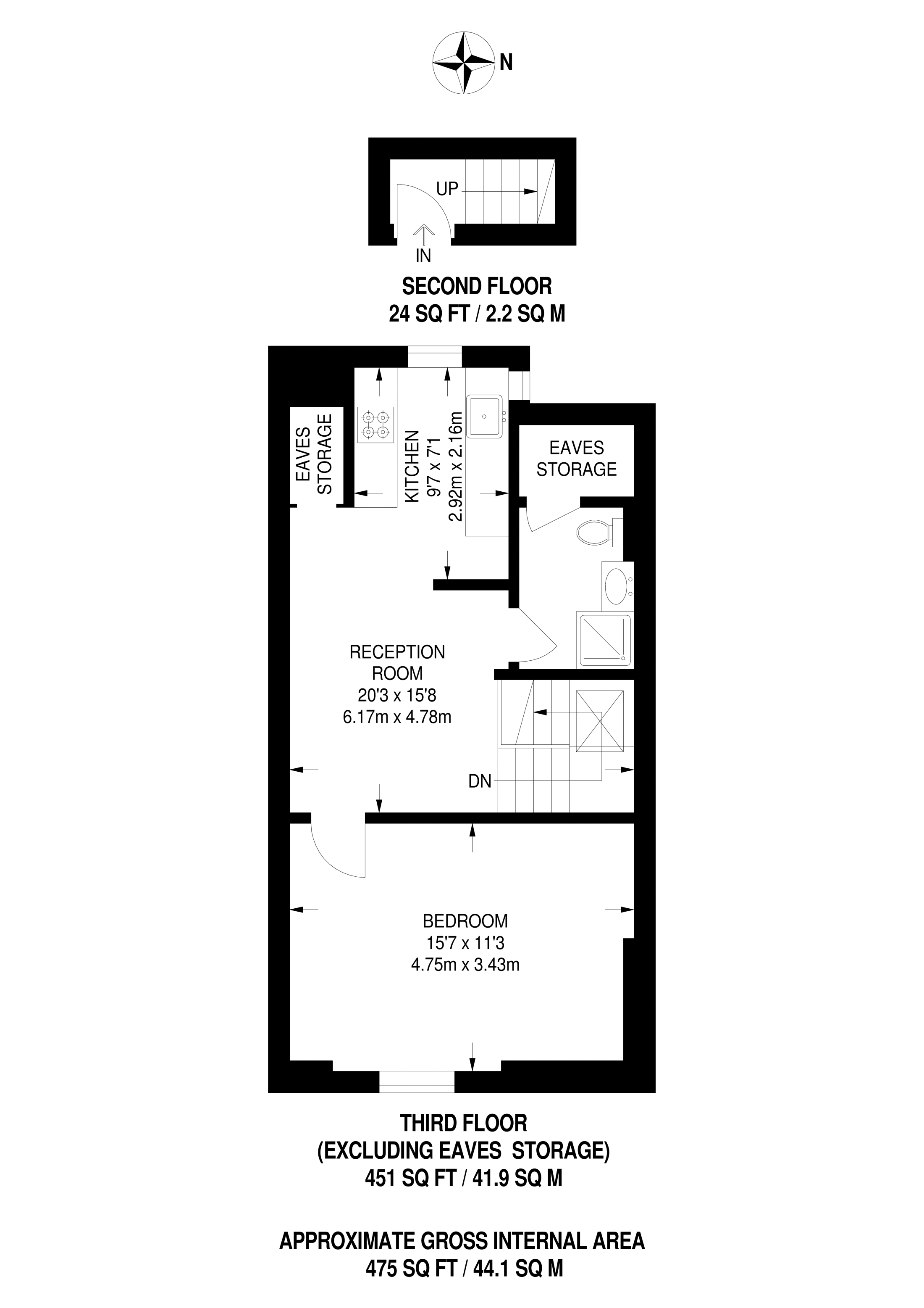 1 Bedrooms Flat to rent in Stamford Hill, Stamford Hill, London N16