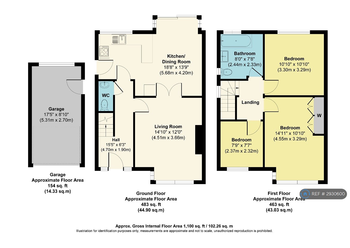 Baronsway, Leeds floorplan