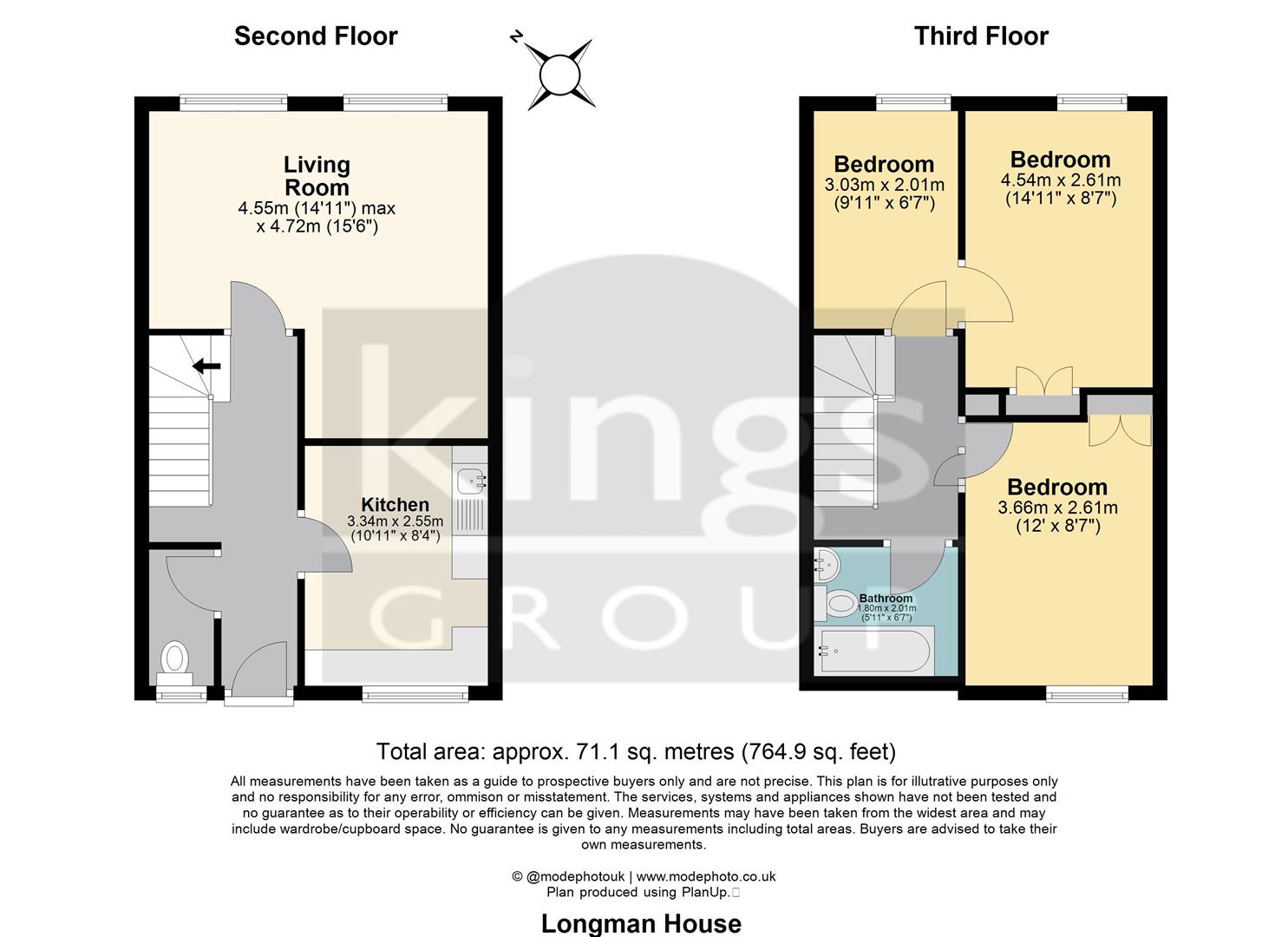 Flat 22, Longman House, Mace Street, London floorplan