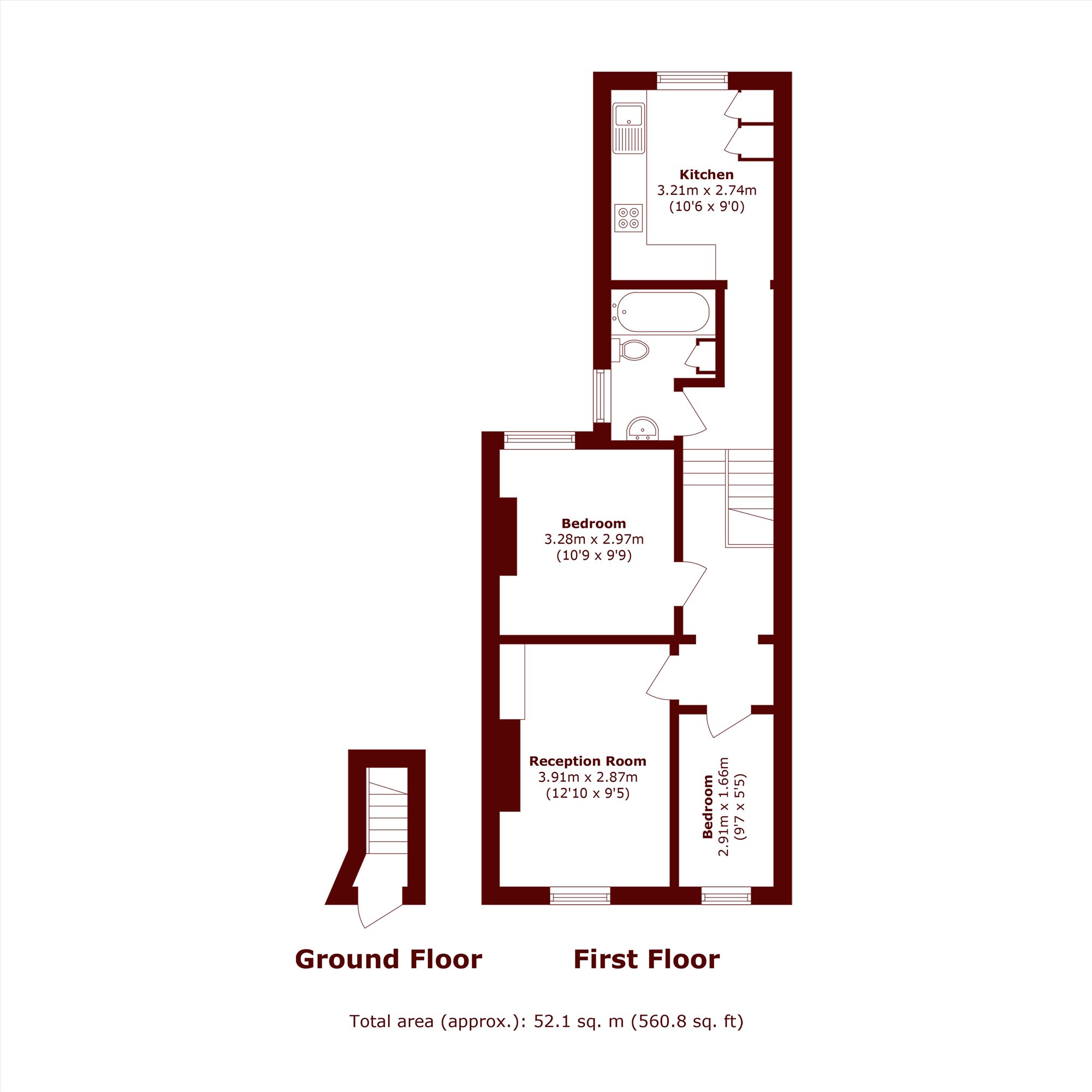 FFF, 25, Gayford Road, London floorplan