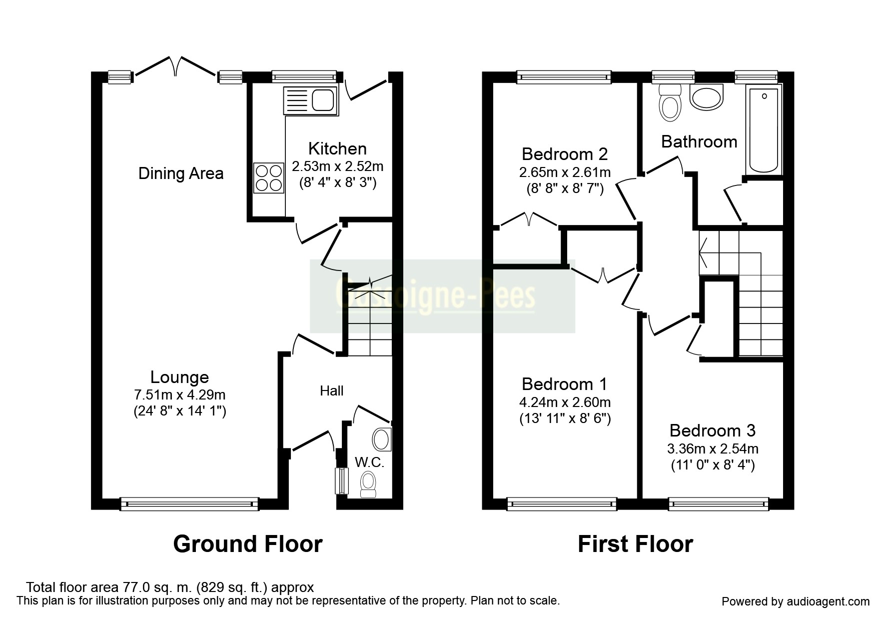 3 Bedrooms  to rent in Copse Road, Cobham KT11