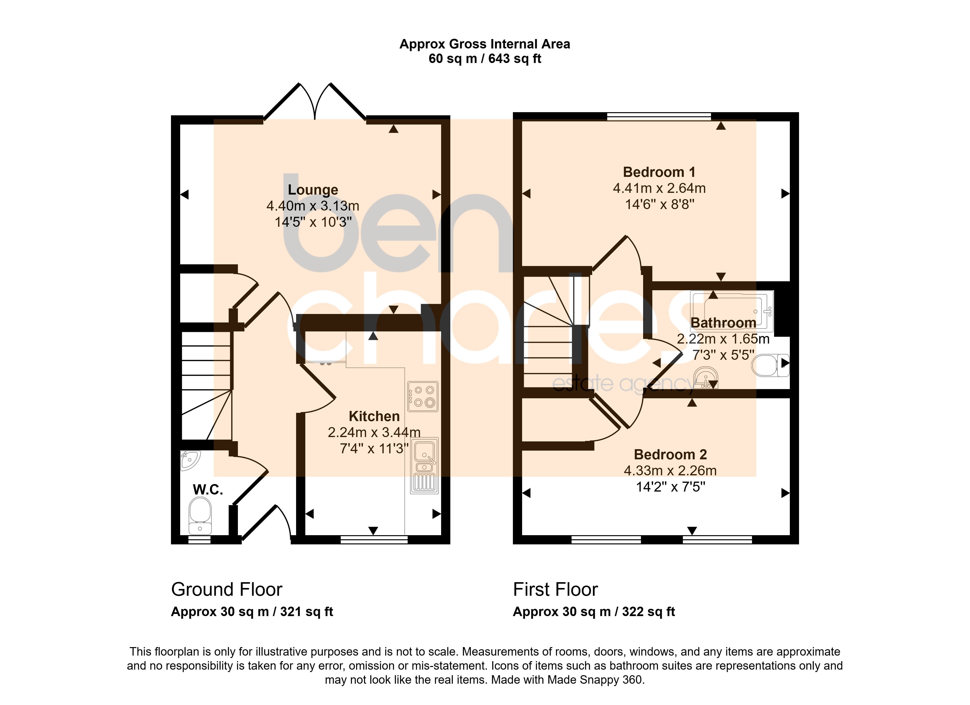 9, Laurel Court, Durham floorplan