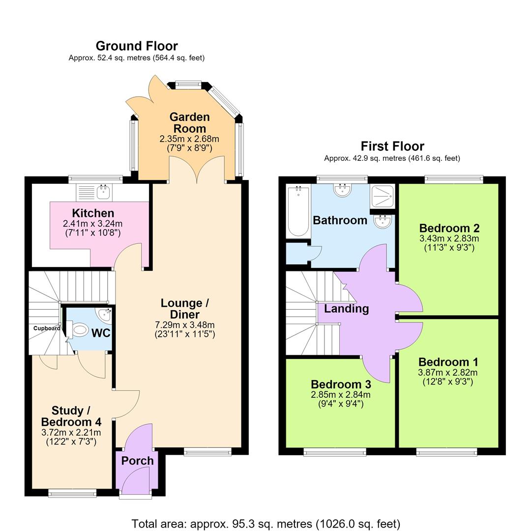 11, Pheasant Close, Tring floorplan