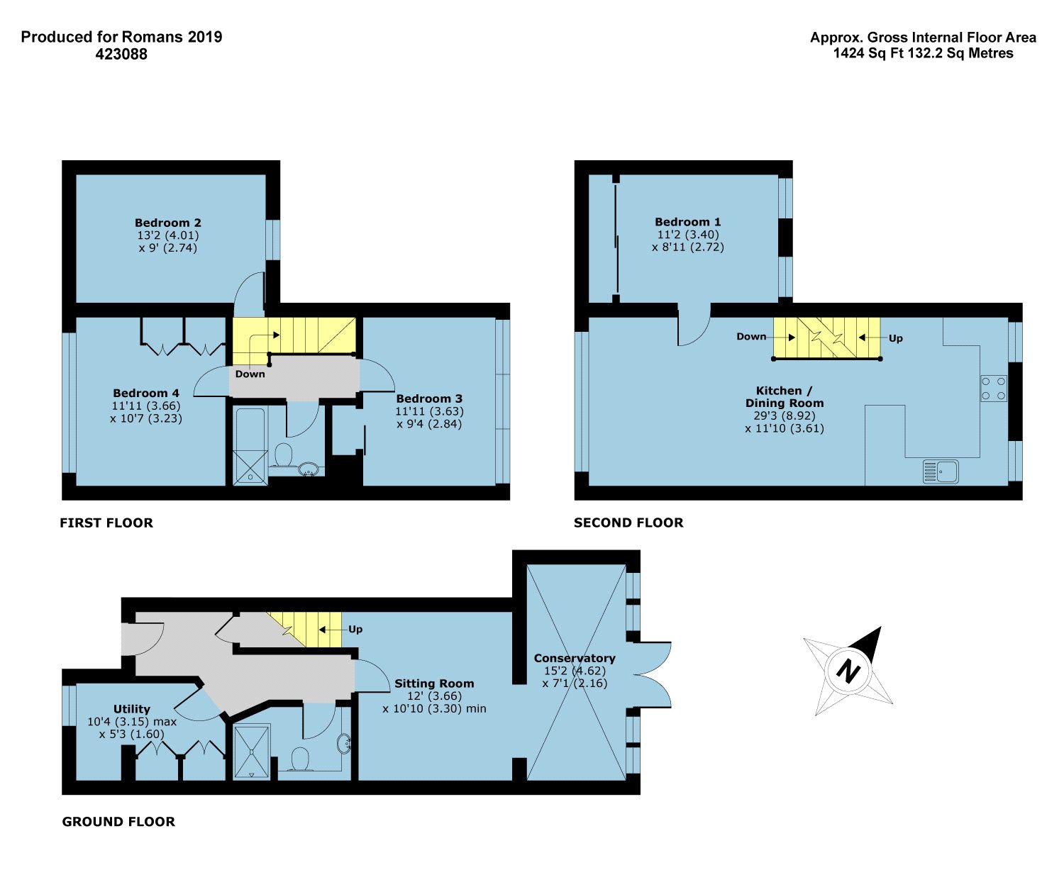 4 Bedrooms Terraced house for sale in Colleton Drive, Twyford, Reading RG10