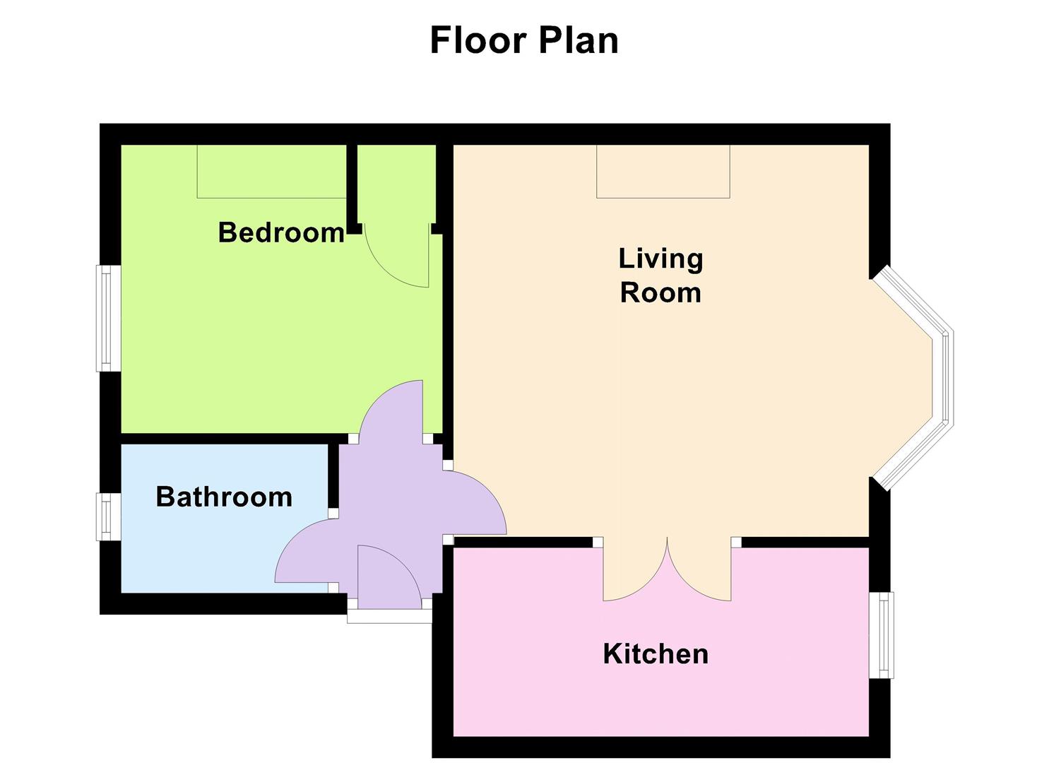 Flat 2, 83, Portland Road, Worthing floorplan