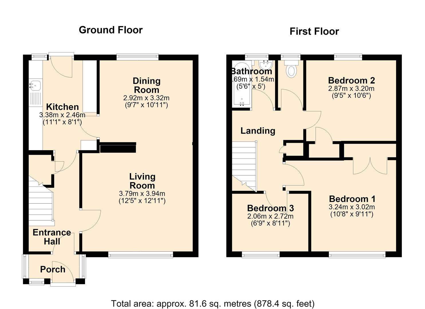 12, Eastnor Drive, Hereford floorplan