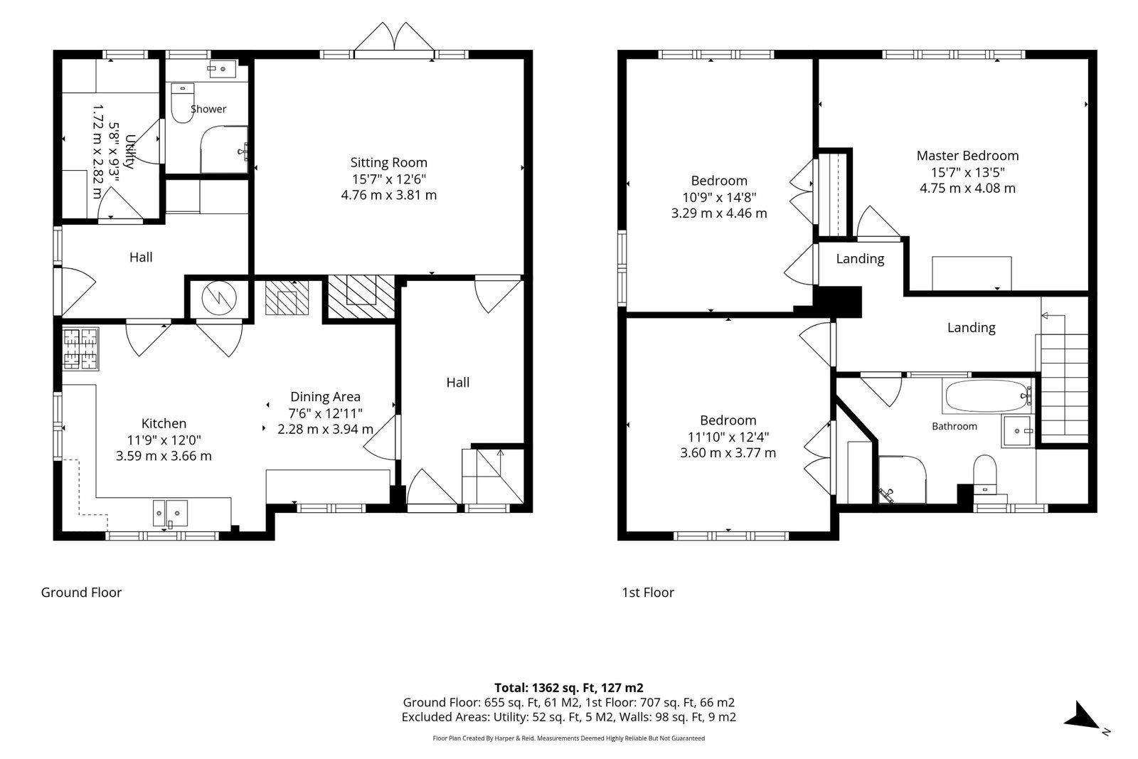12a, Main Street, Rugby floorplan