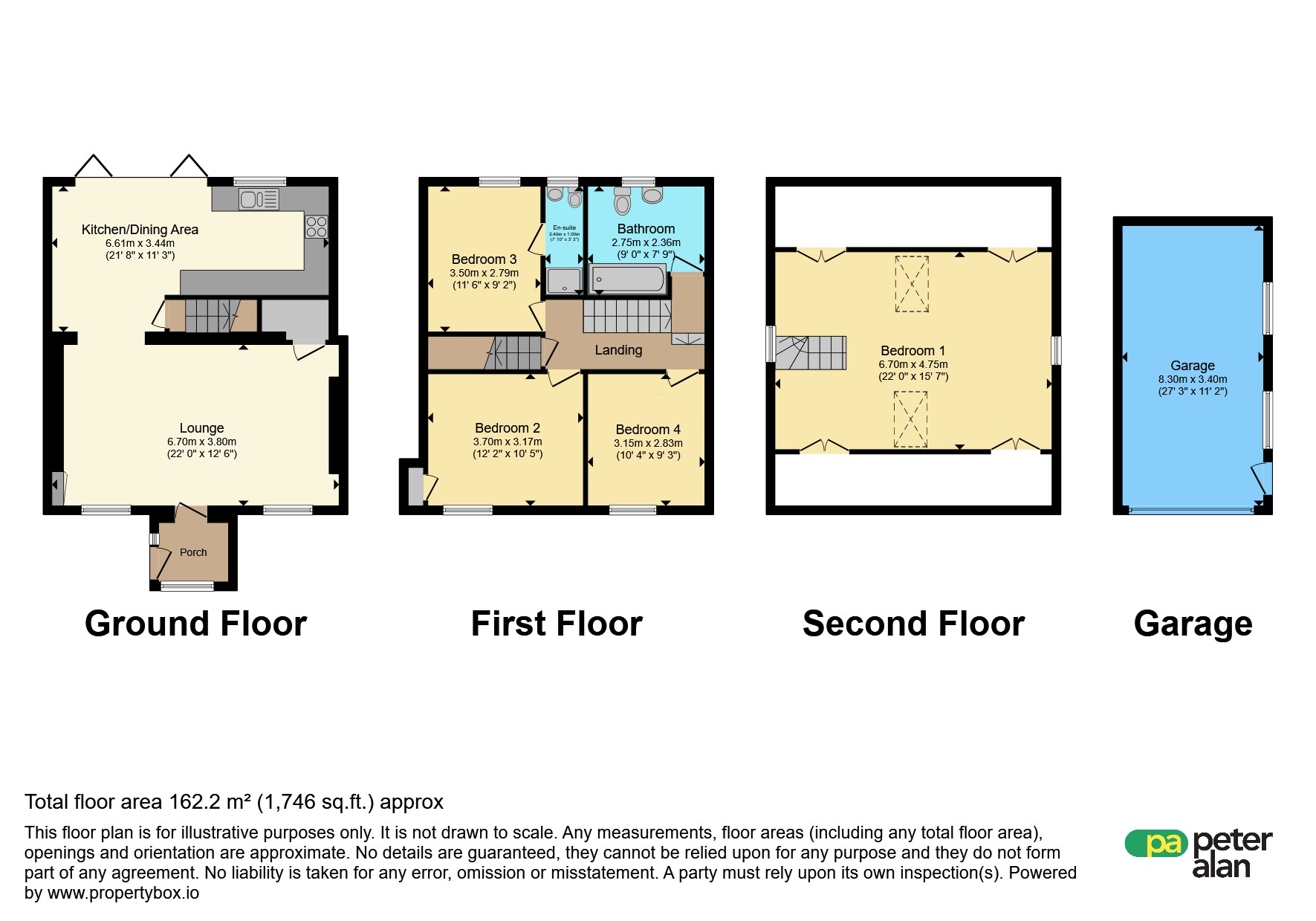 6, Pantyscallog Houses, Merthyr Tydfil floorplan