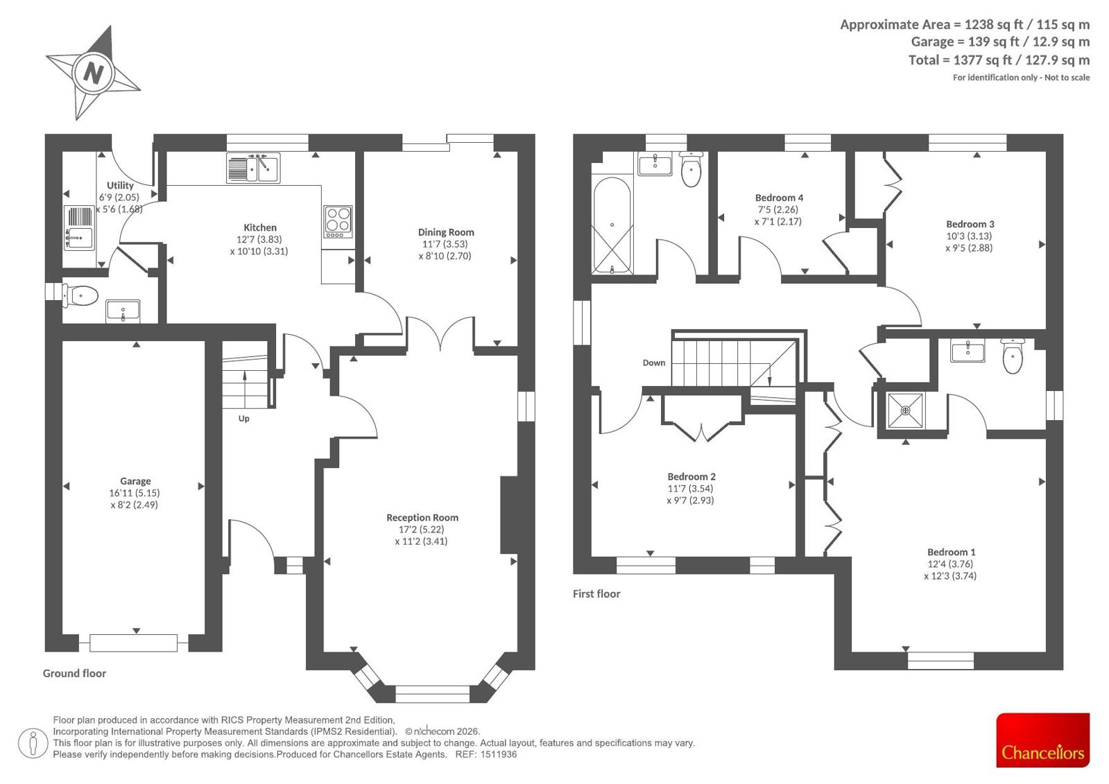 42, Cowslip Crescent, Berkshire floorplan