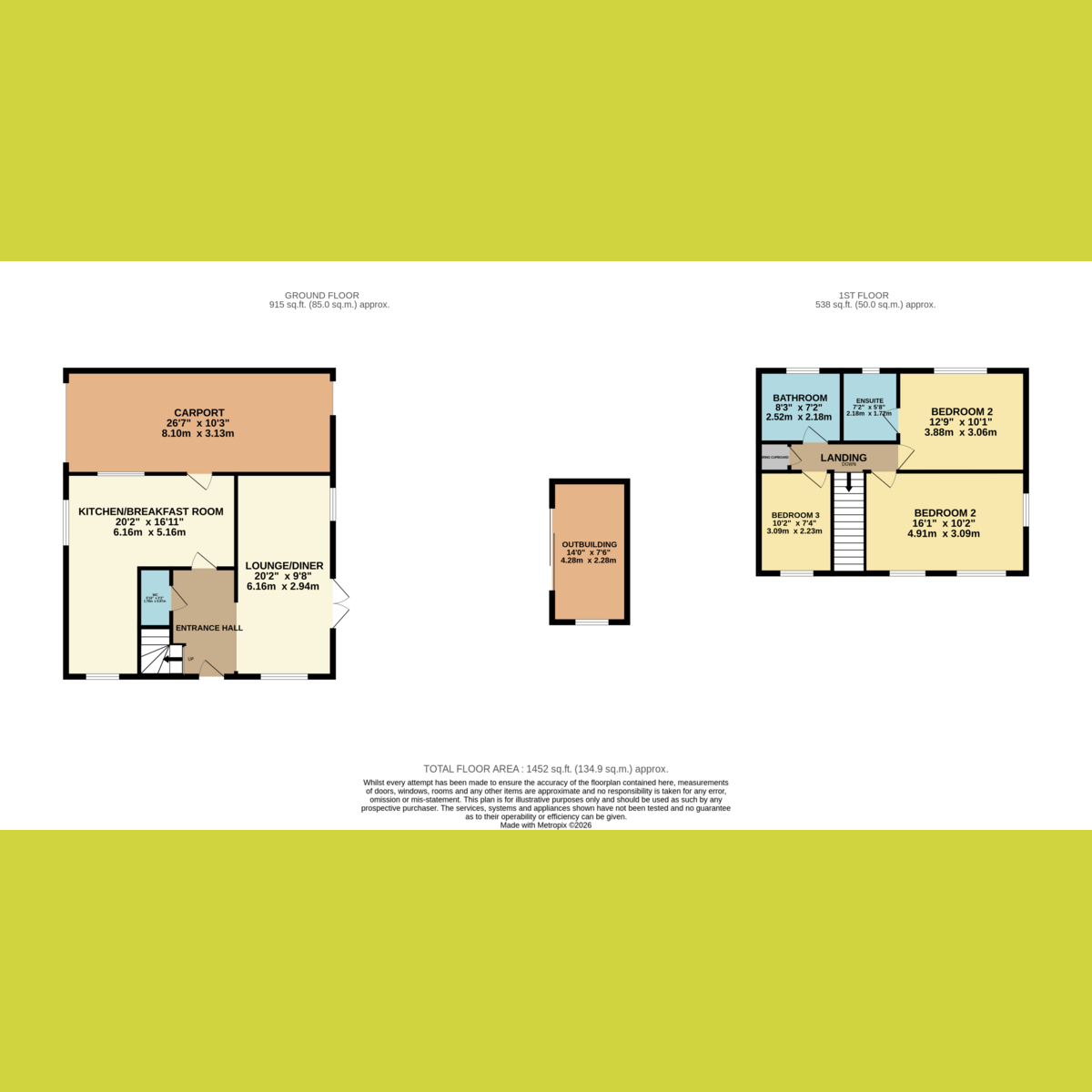 7, College Gardens, Rochford floorplan