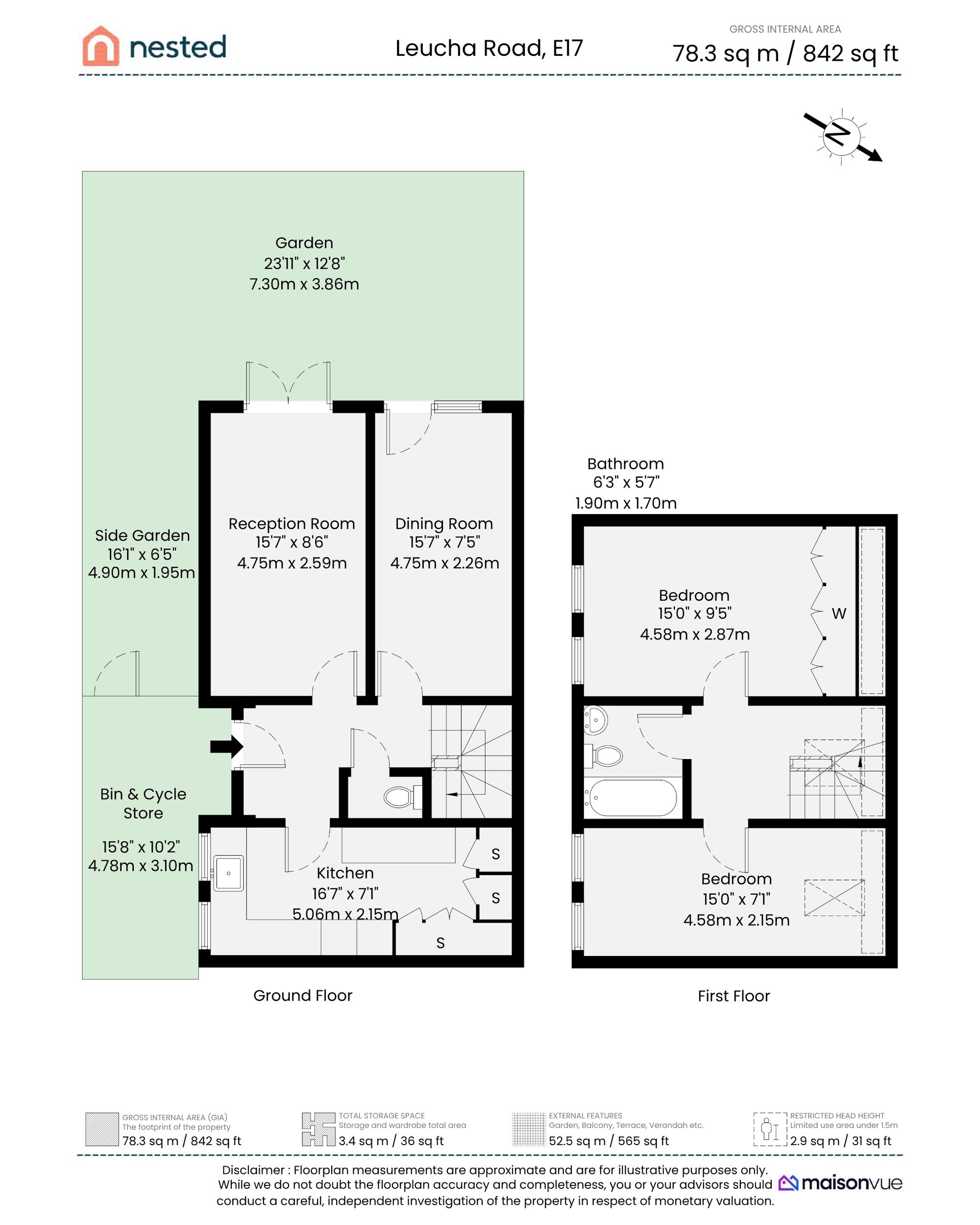 168a Leucha Road, London floorplan