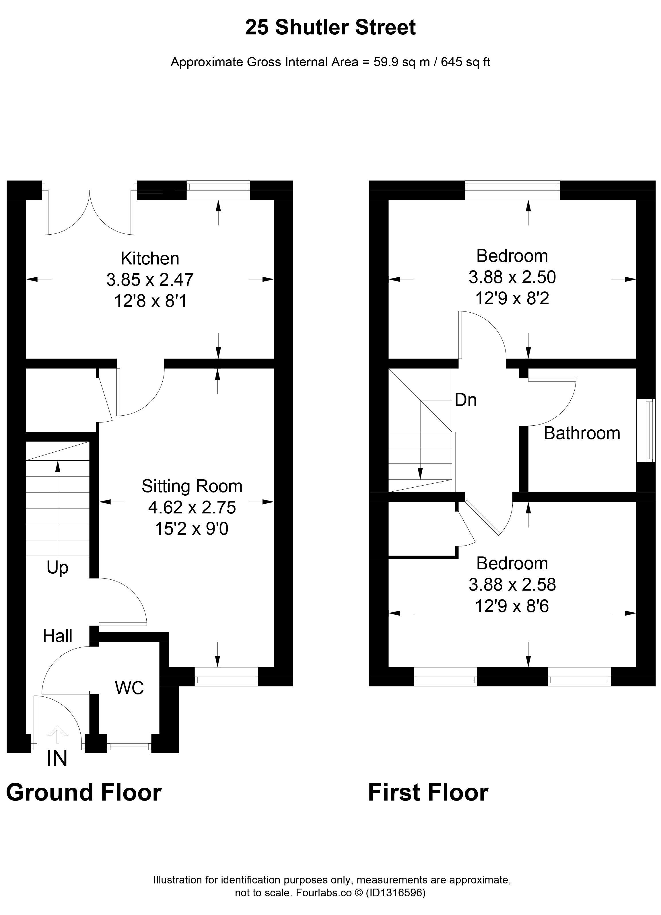 25, Shutler Street, Dorset floorplan
