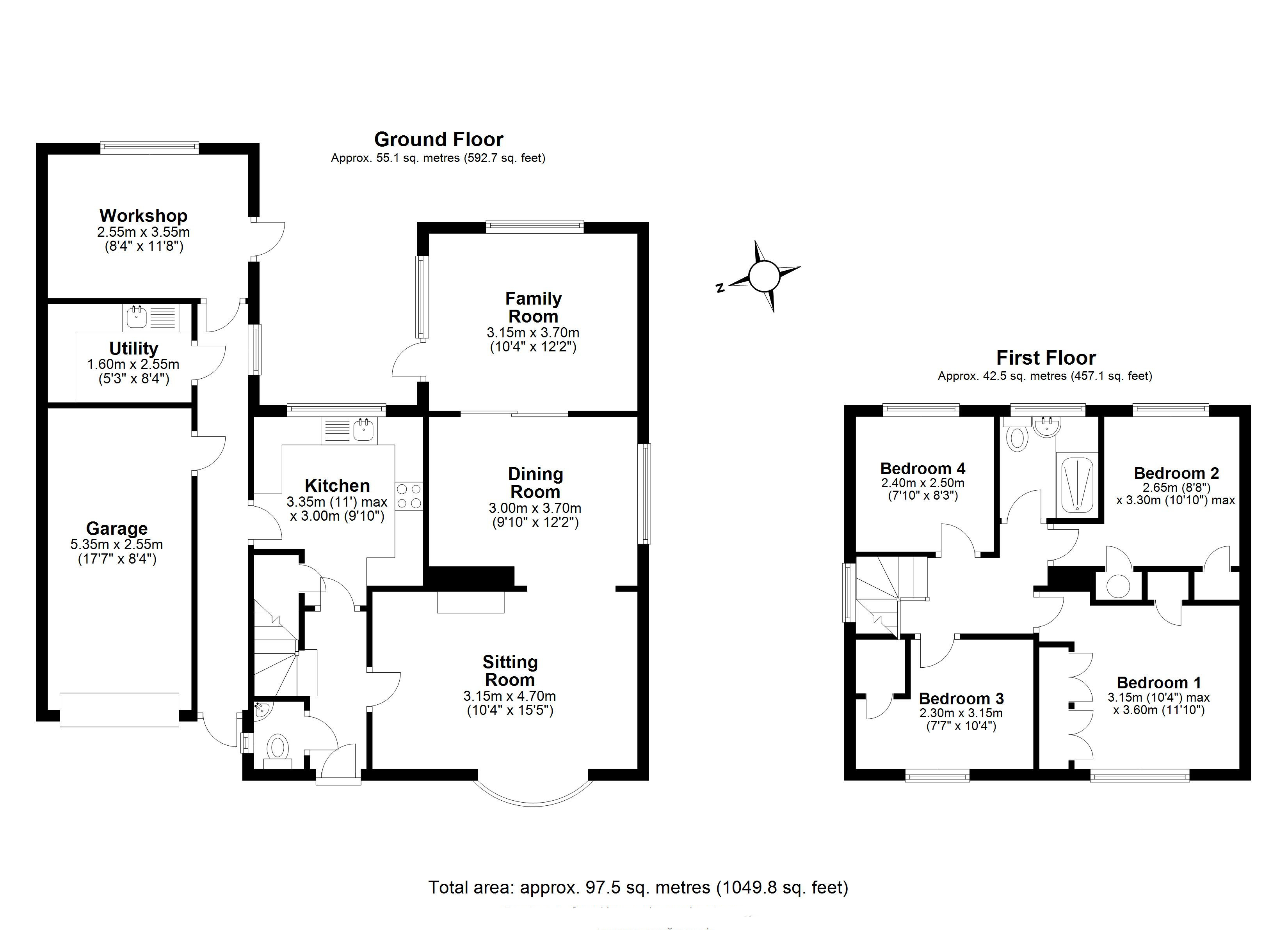 4 Bedrooms Detached house for sale in Horseshoe Close, Balsham, Cambridge CB21