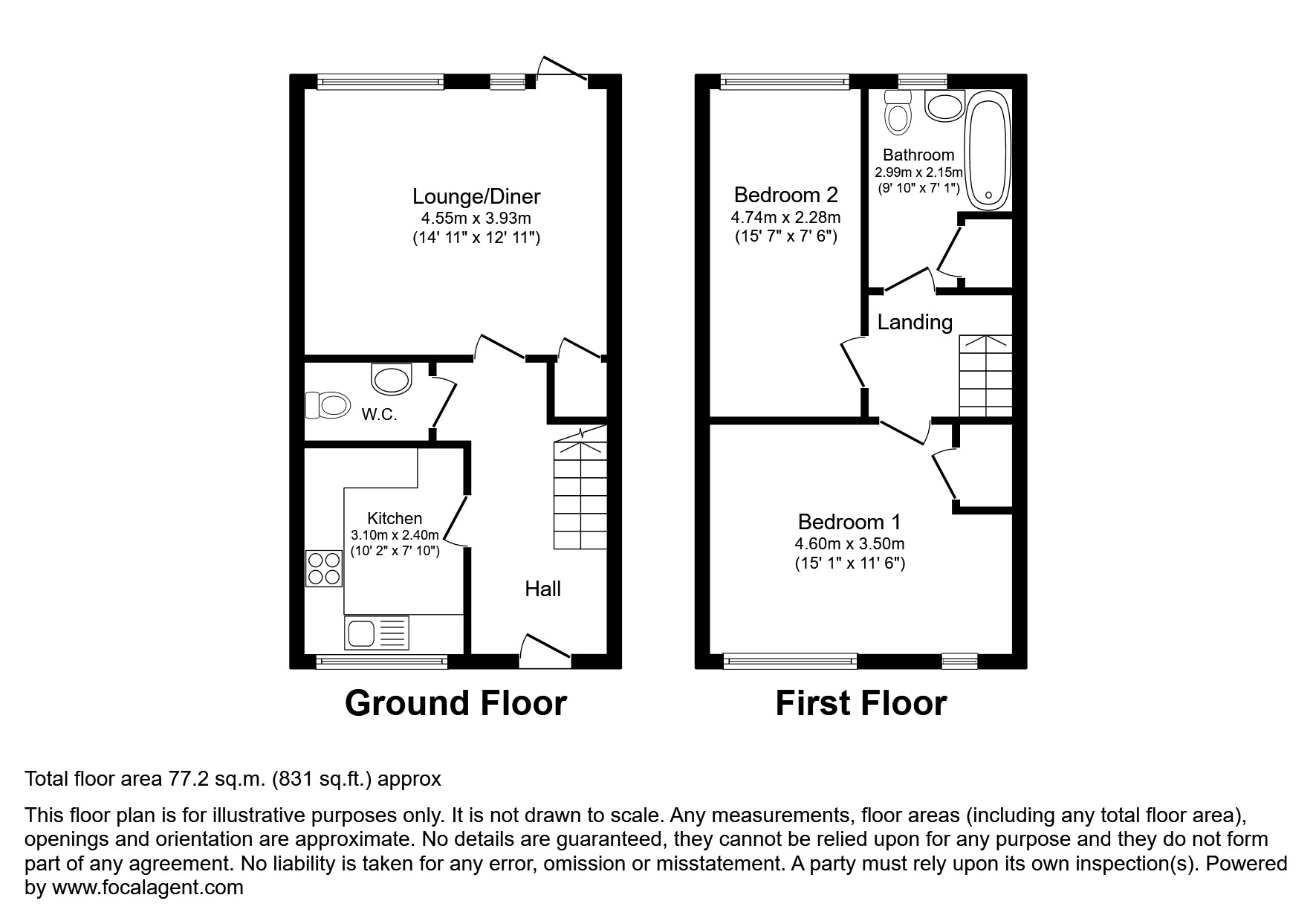 8, Feddon Close, Cheltenham floorplan
