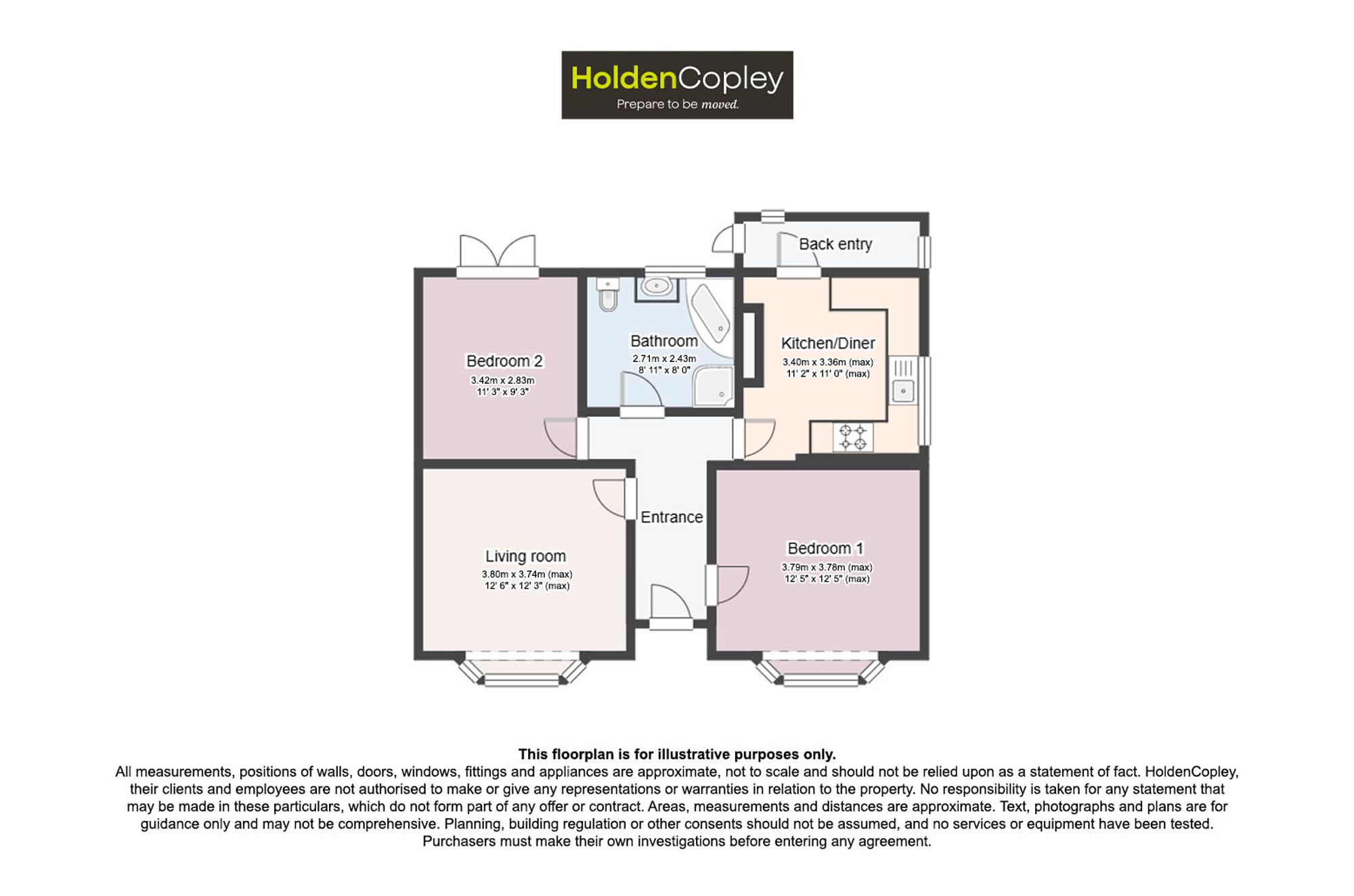 41 Roslyn Avenue, Nottingham floorplan