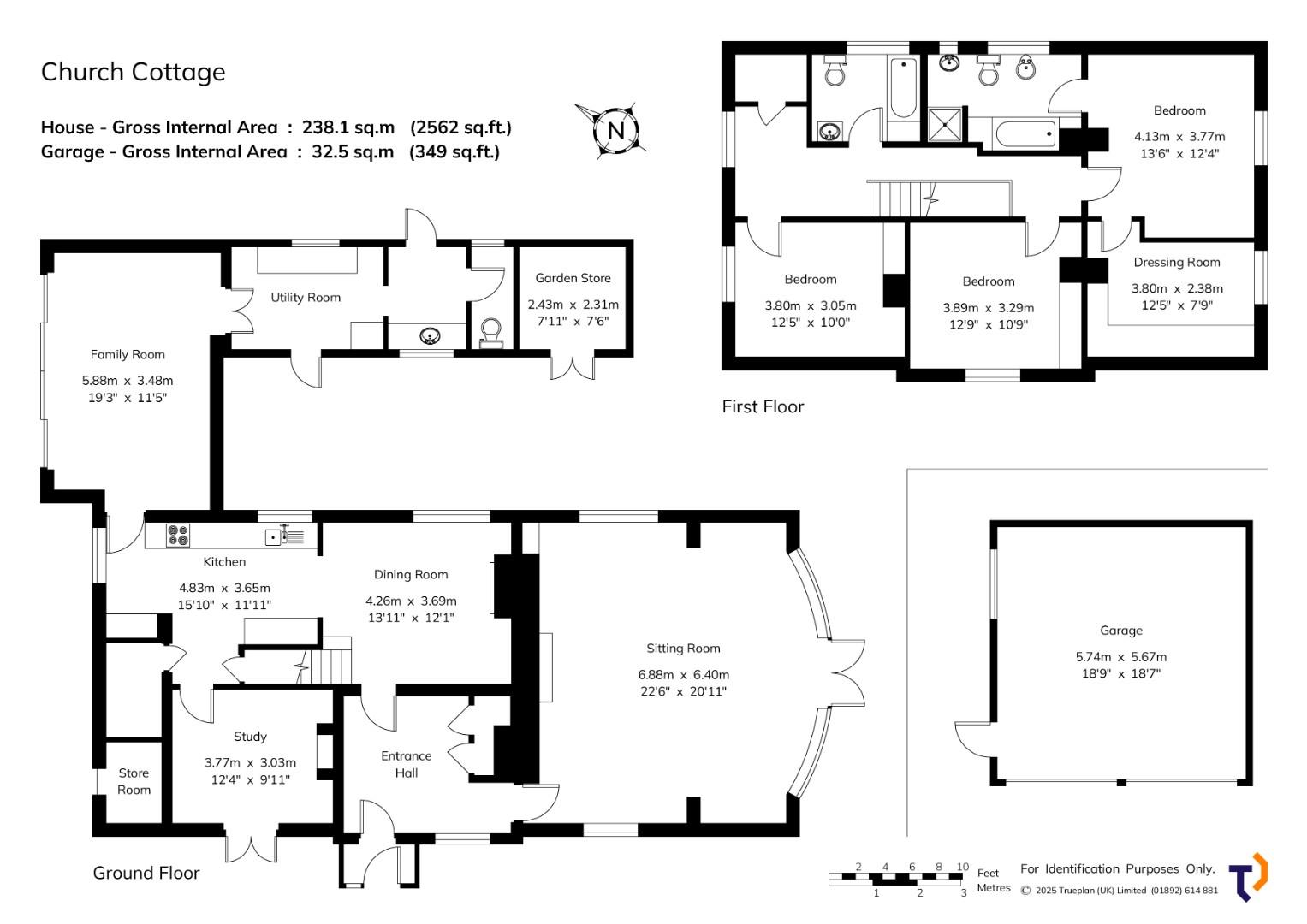Church Cottage, Church Path, Swanley floorplan