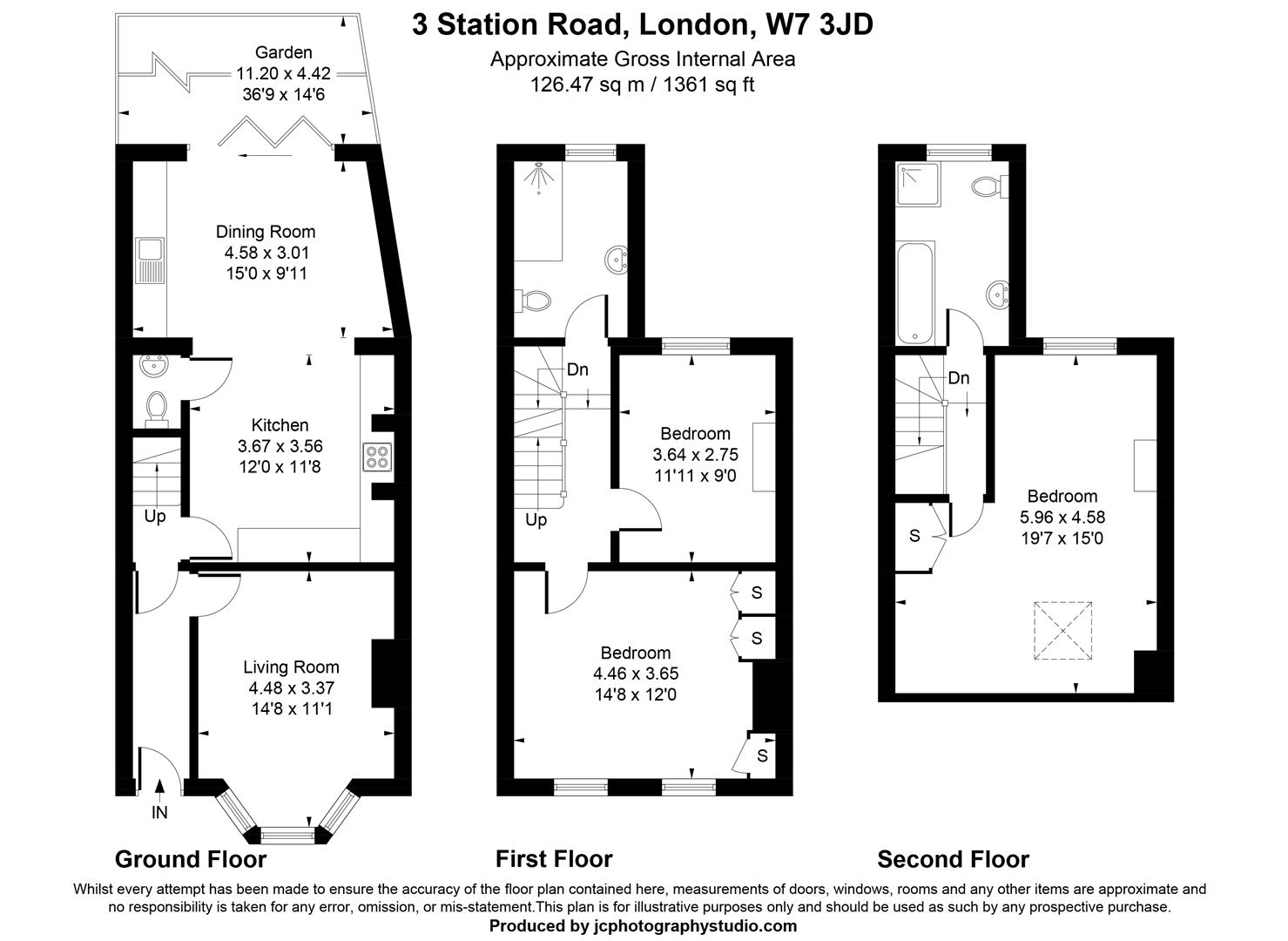 3, Station Road, London floorplan