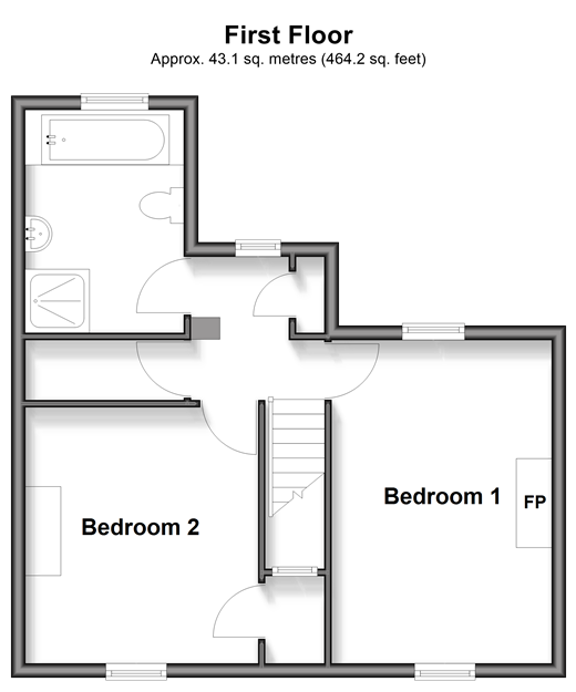 Kirdford Road, Arundel floorplan