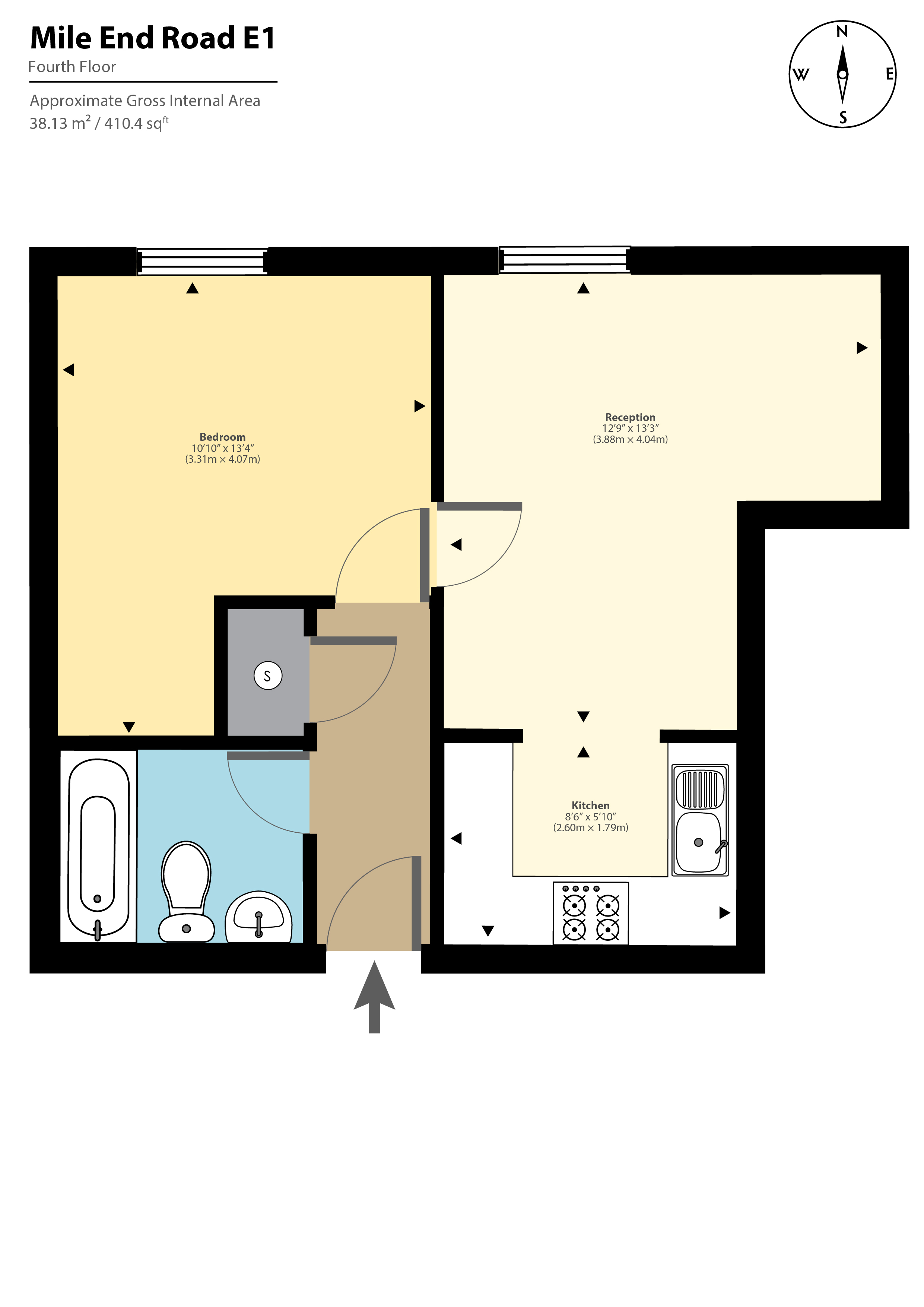Mile End Road, London floorplan