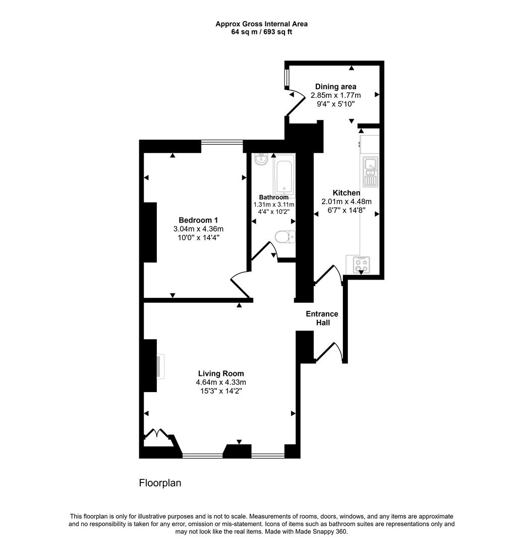 GDN Sydenham Road, Bristol floorplan