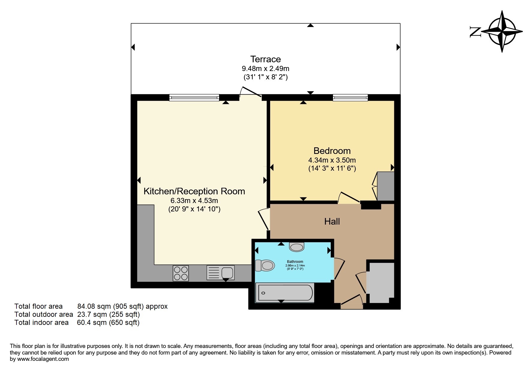 Flat G001, Charles Newell Court, Violet Road, London floorplan