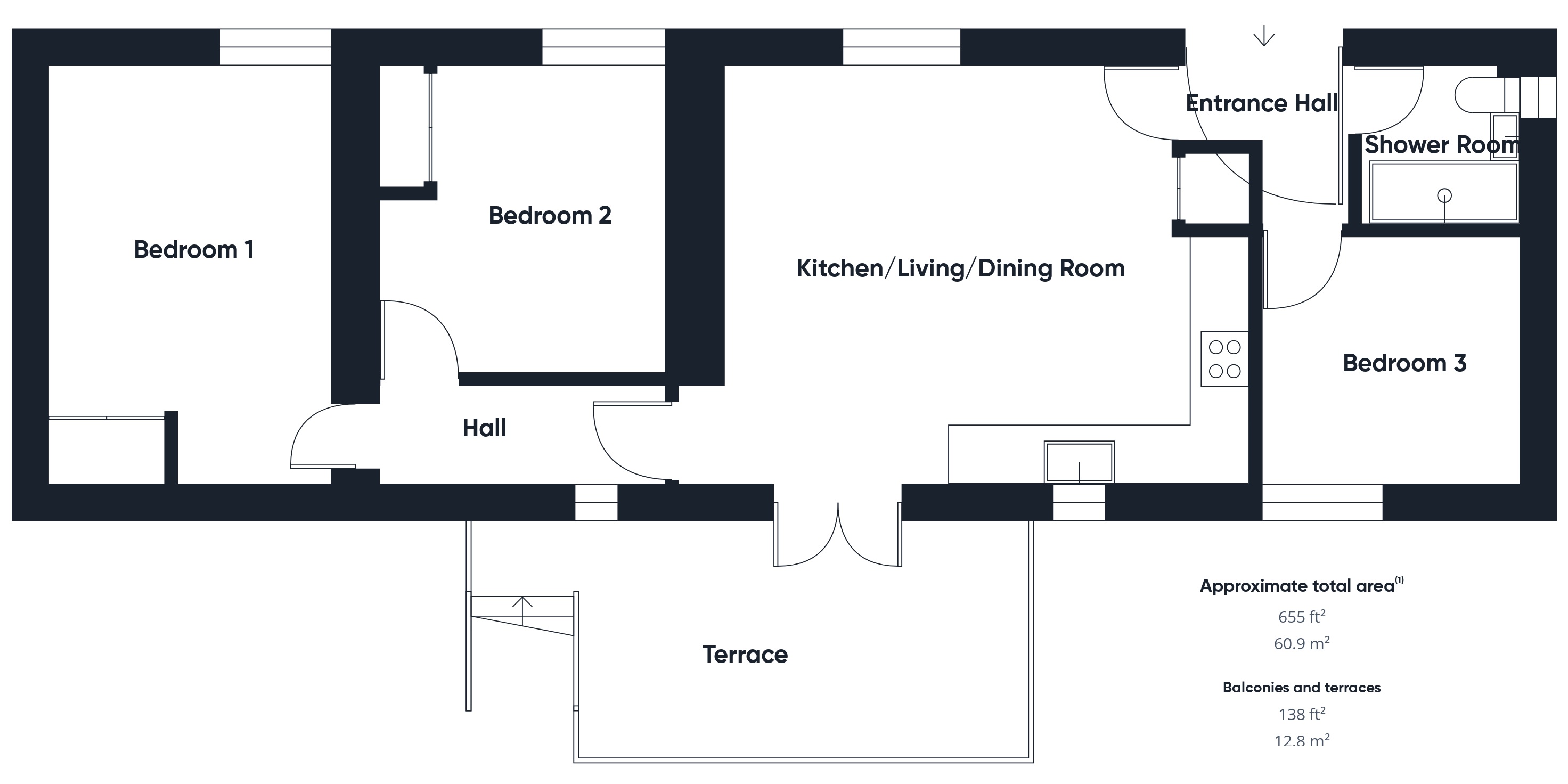 The Stables, Roundhayes Farm, Bude floorplan