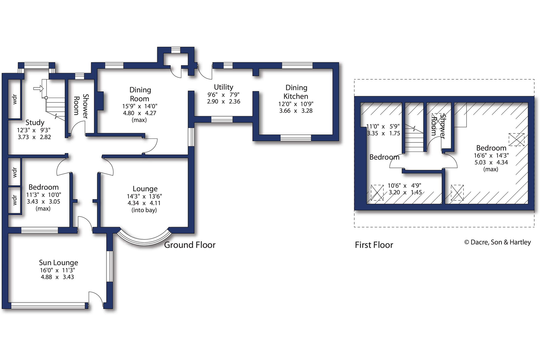 Wildfield, 111, Halifax Road, Denholme floorplan