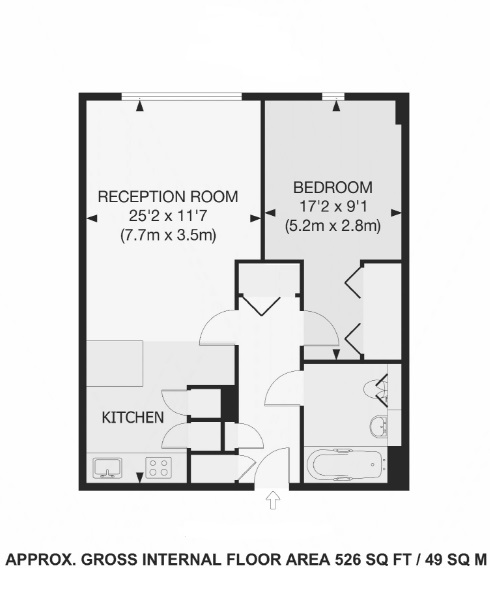 1 Bedrooms Flat to rent in Moore House, Grosvenor Waterside, Gatliff Road SW1W