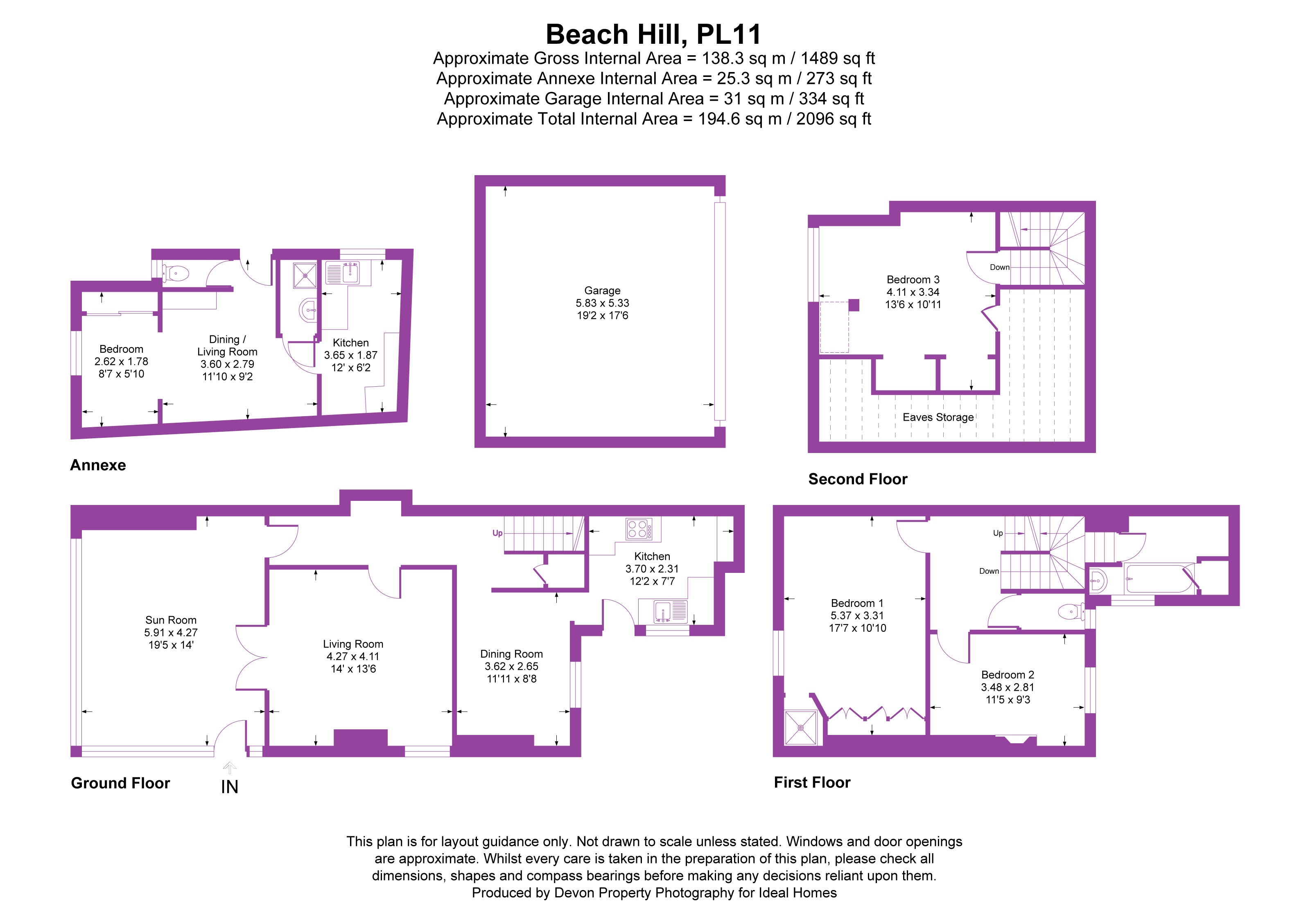 Seadrift,, Beach Hill, Cornwall floorplan