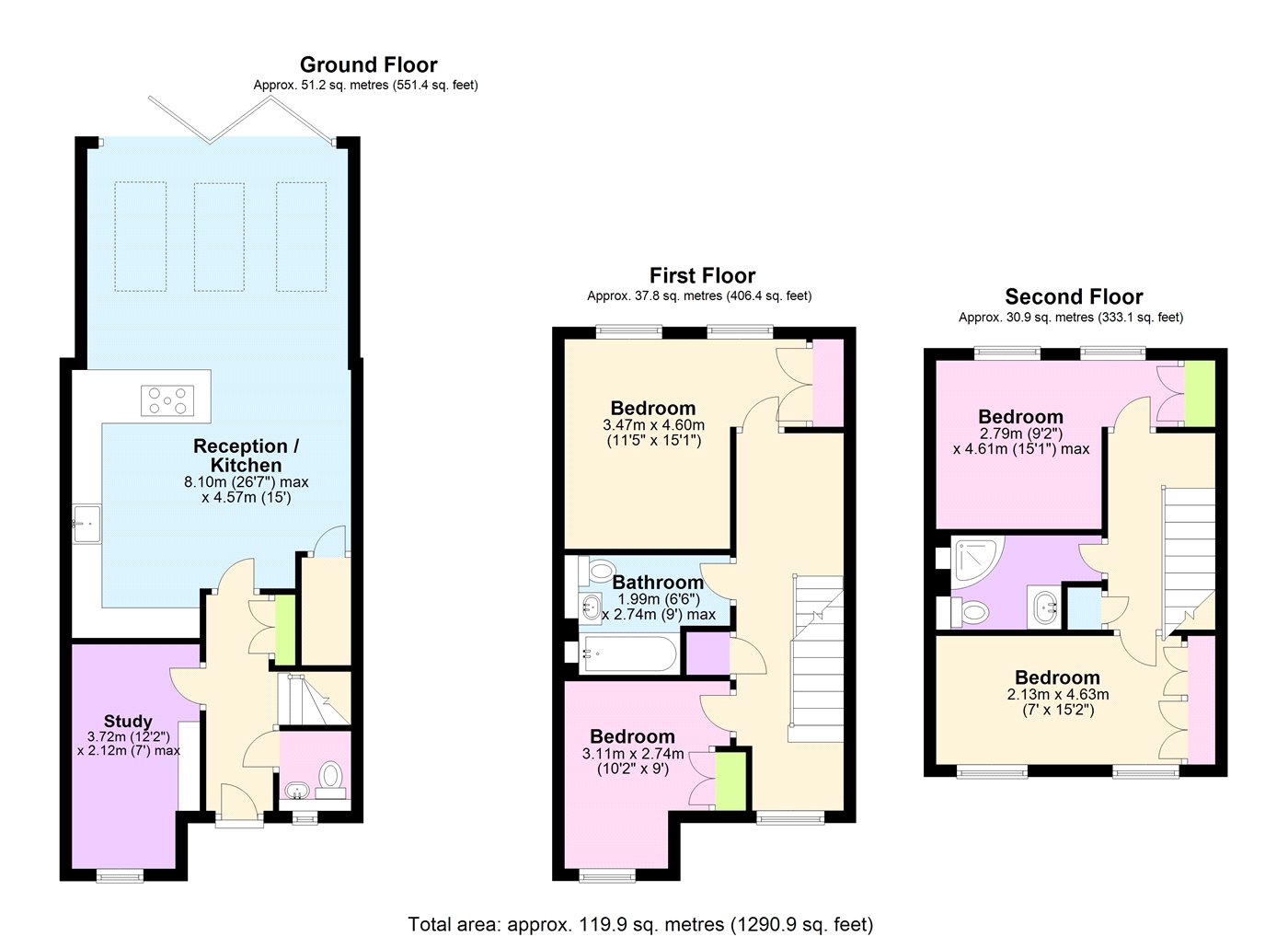 8, Trafalgar Grove, Greenwich floorplan