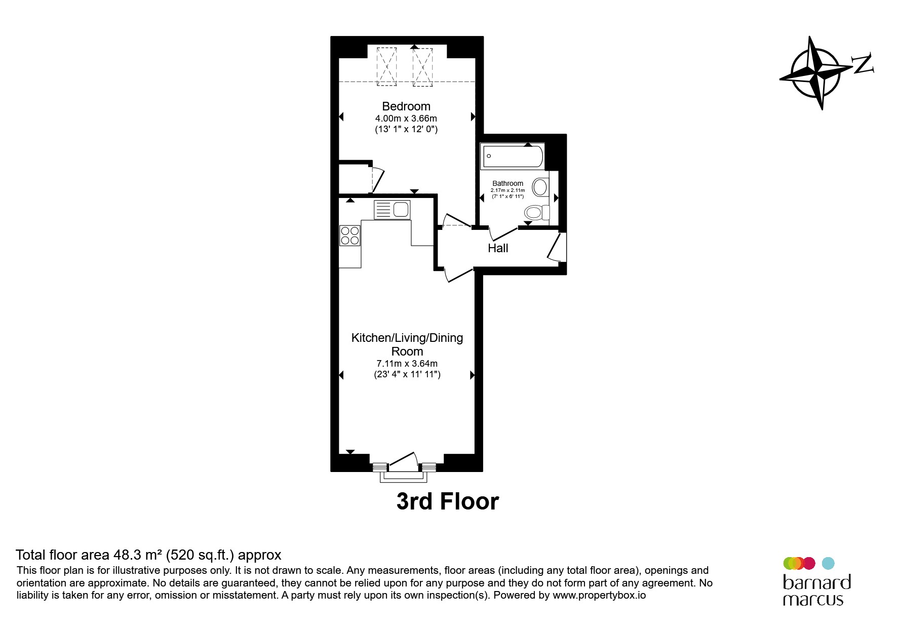13, Ashcombe Court, London Road, Ashford floorplan