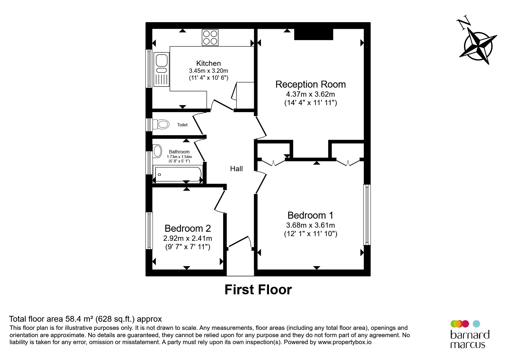 6, Rowan Close, London floorplan