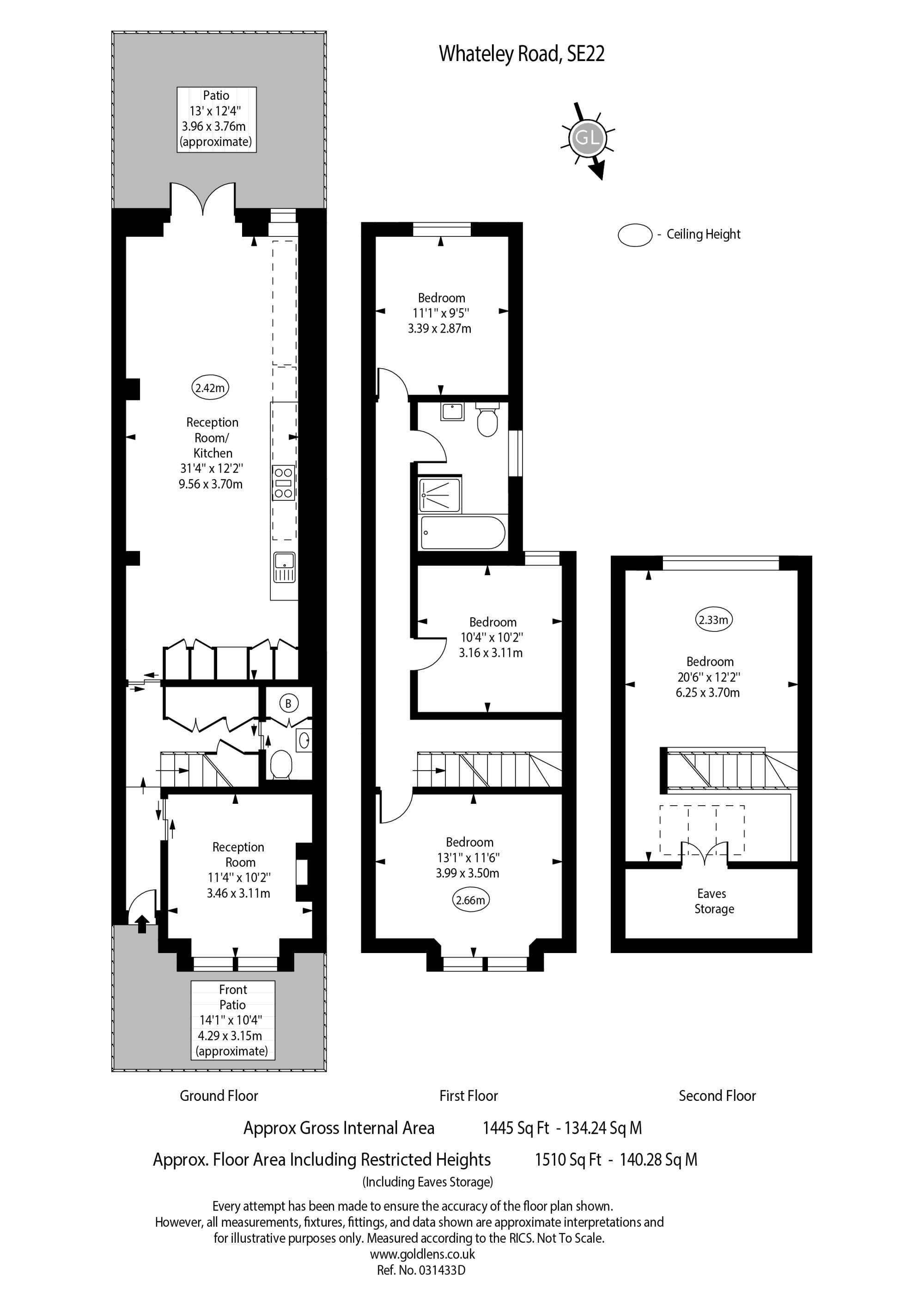57, Whateley Road, London floorplan