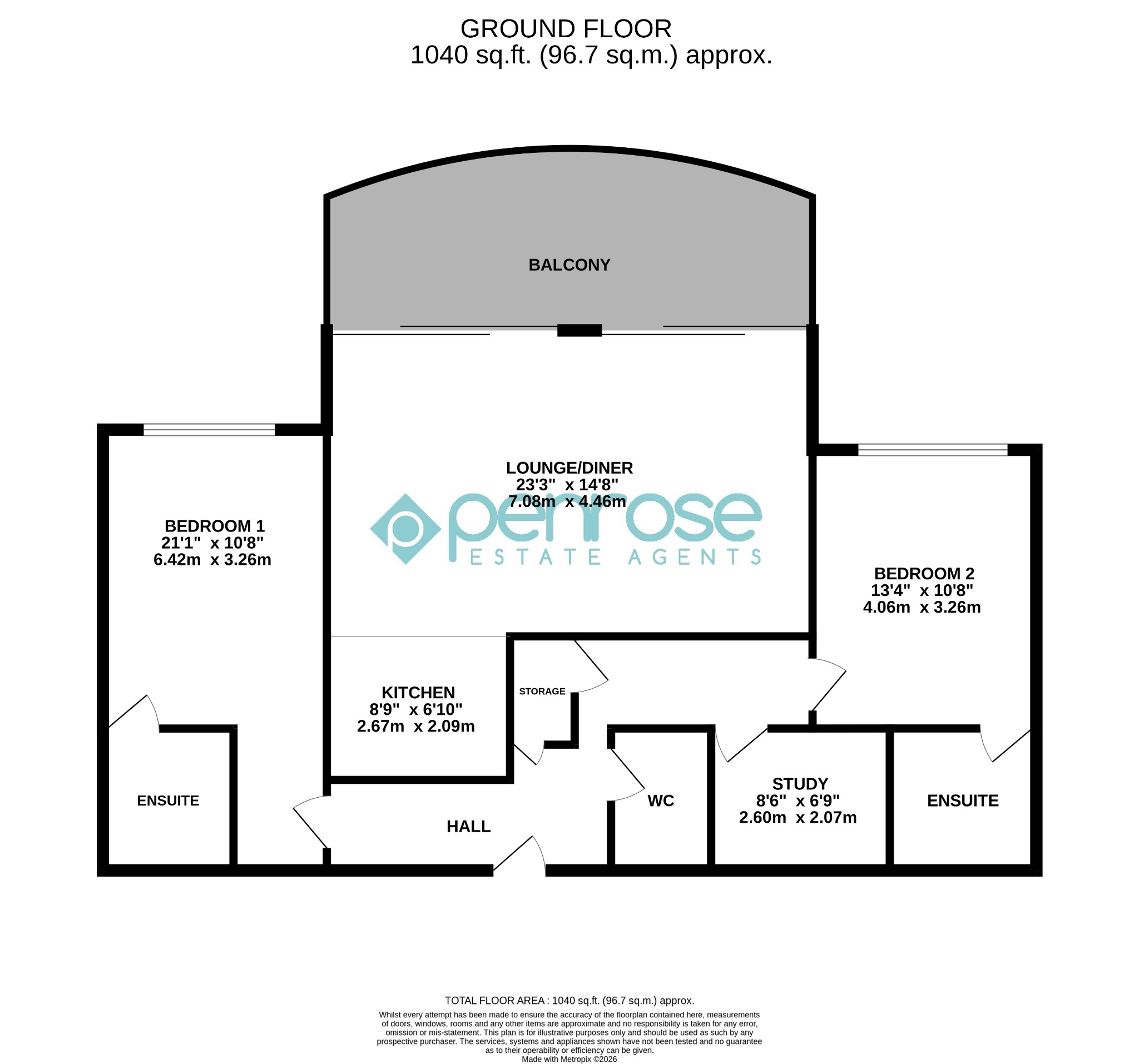30  Flat 12, West Hill Road, Luton floorplan