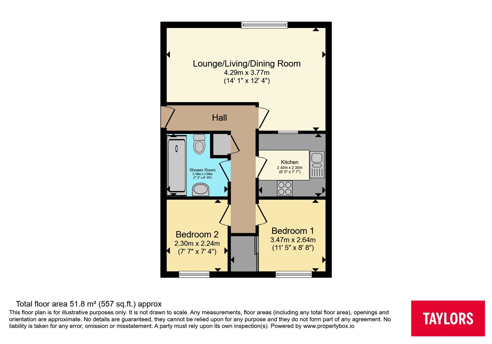 29, Moorby Court, Cardiff Bay floorplan