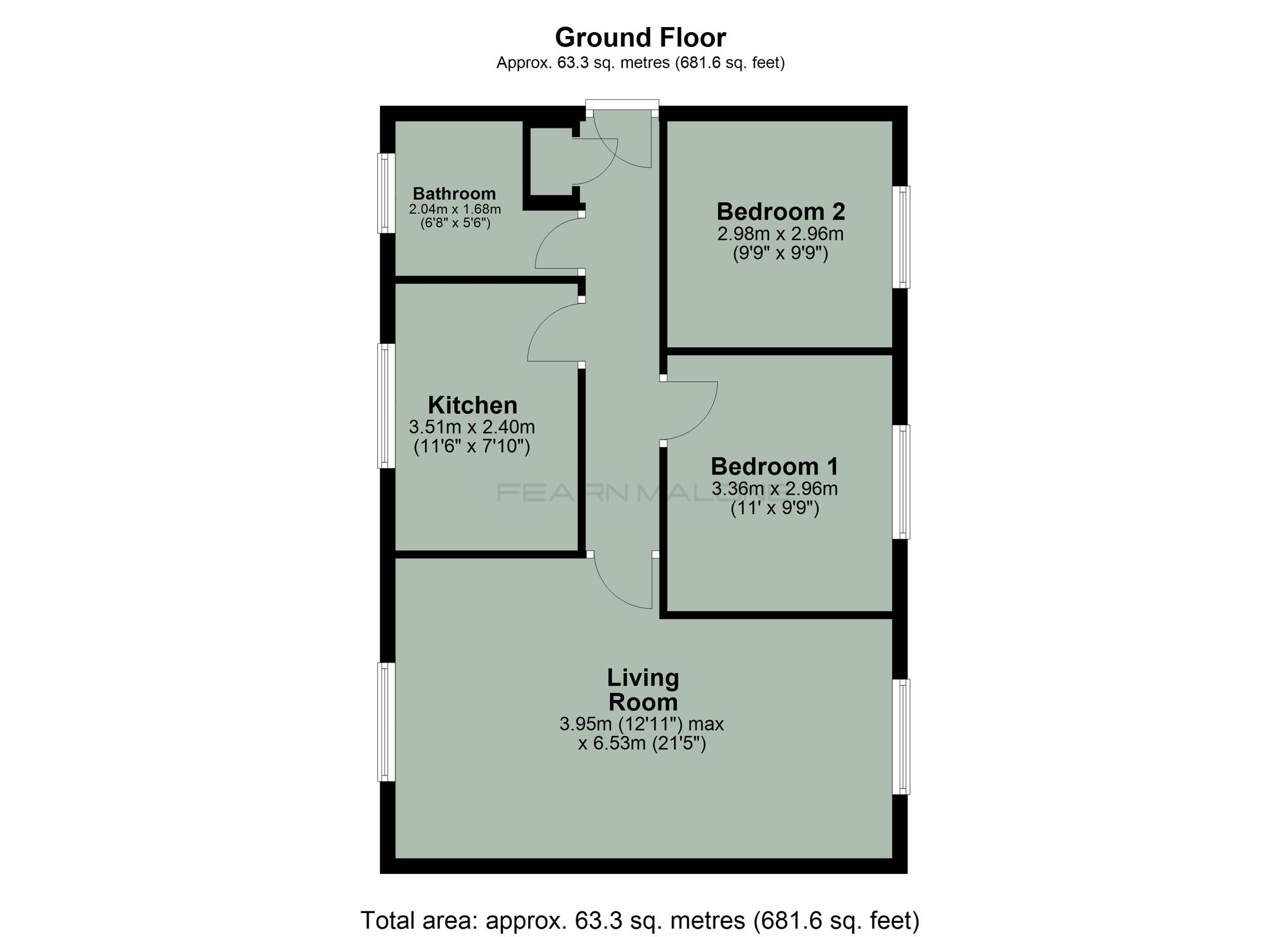 31 Garden Flats Upper Eastern Green Lane, Coventry, Coventry floorplan