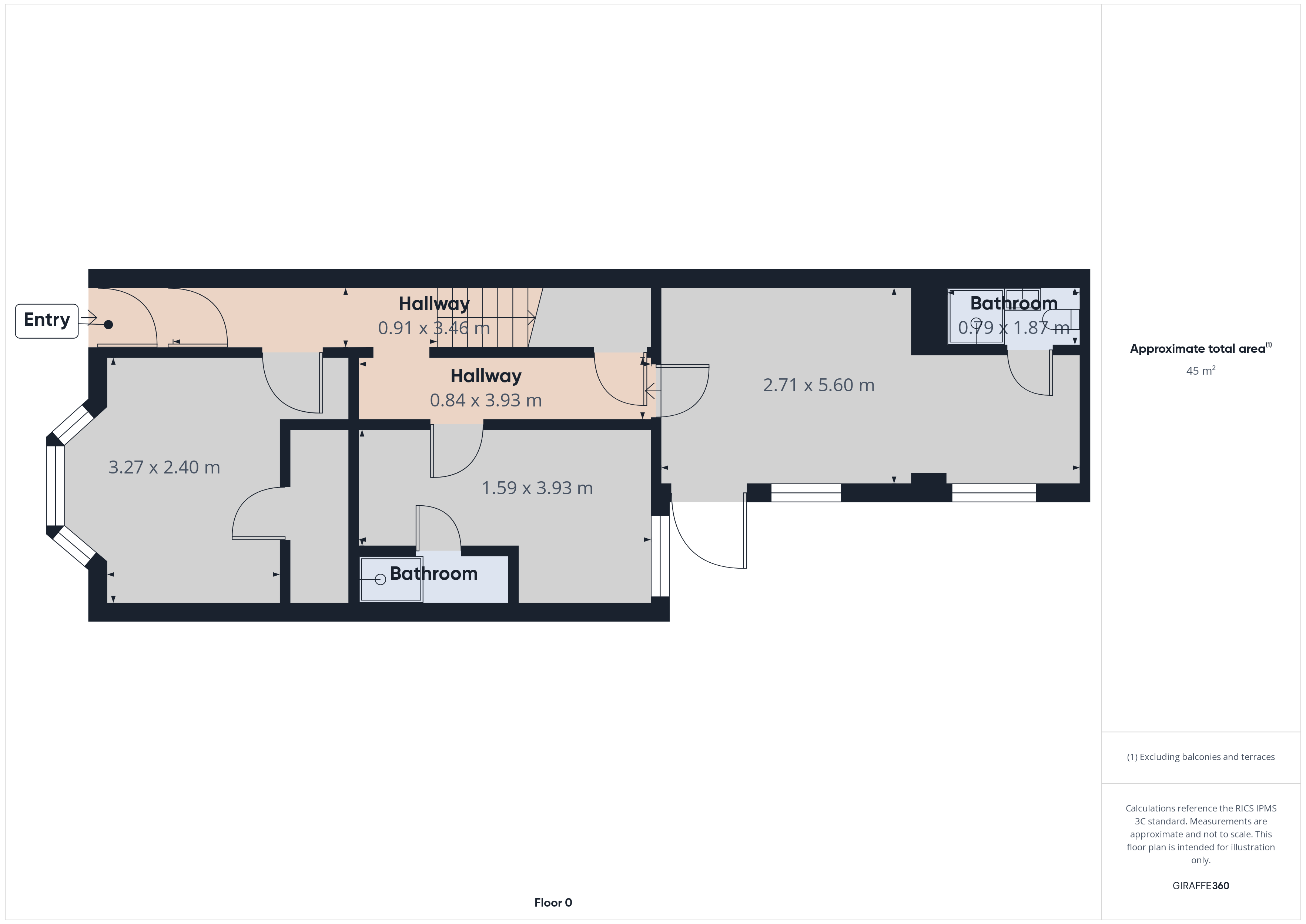 Room 2, 3, Victoria Road, West Sussex floorplan