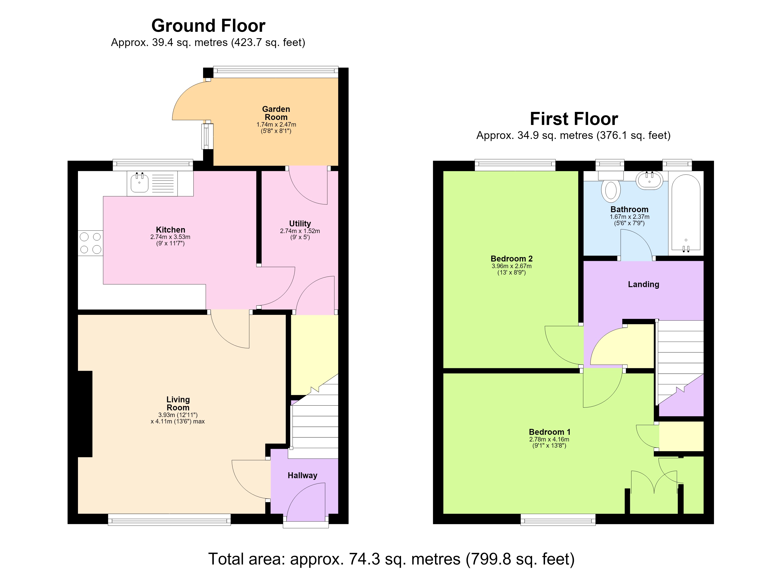 2, Furlongs, Hertfordshire floorplan