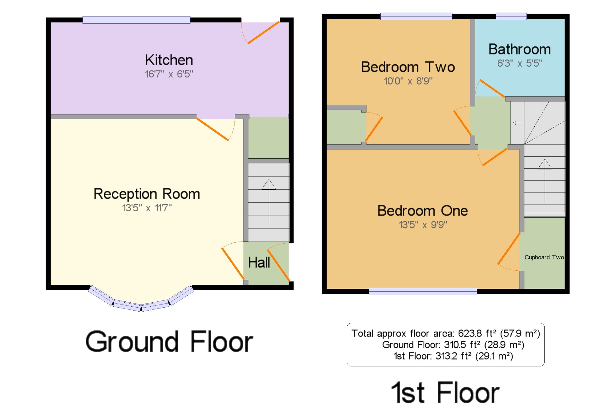 2 Bedrooms End terrace house for sale in Winster Close, Lenton Abbey, Noittingham NG9