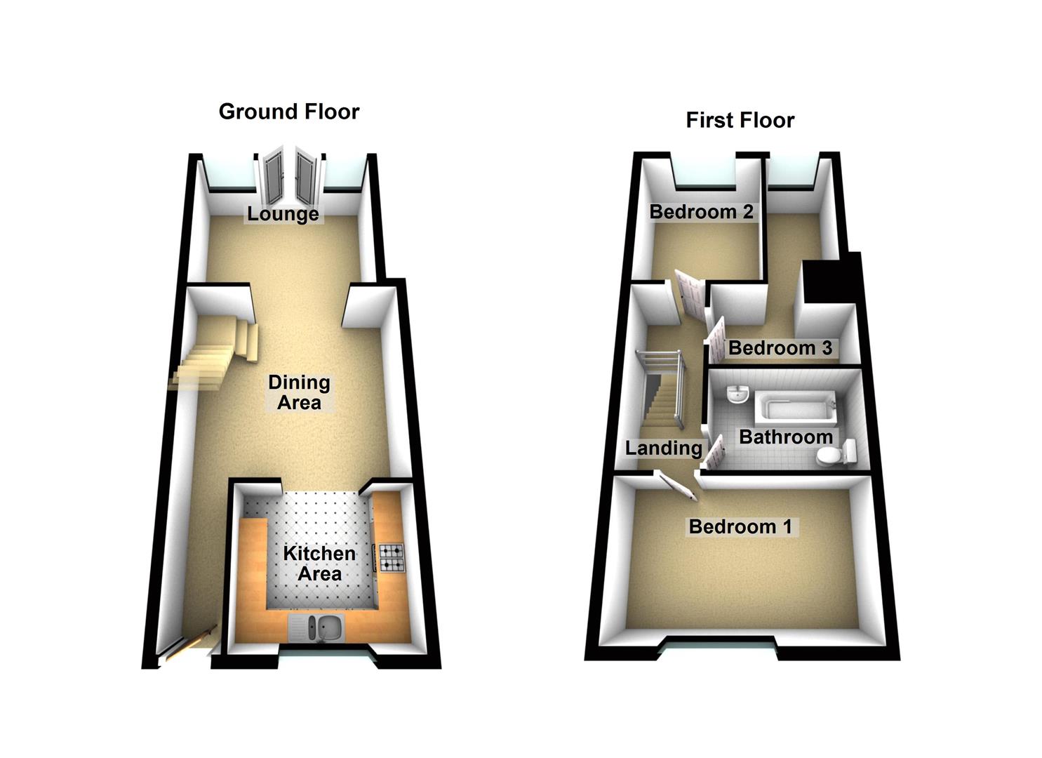 Dinas Street, Plasmarl, Swansea SA6, 3 bedroom terraced house for sale