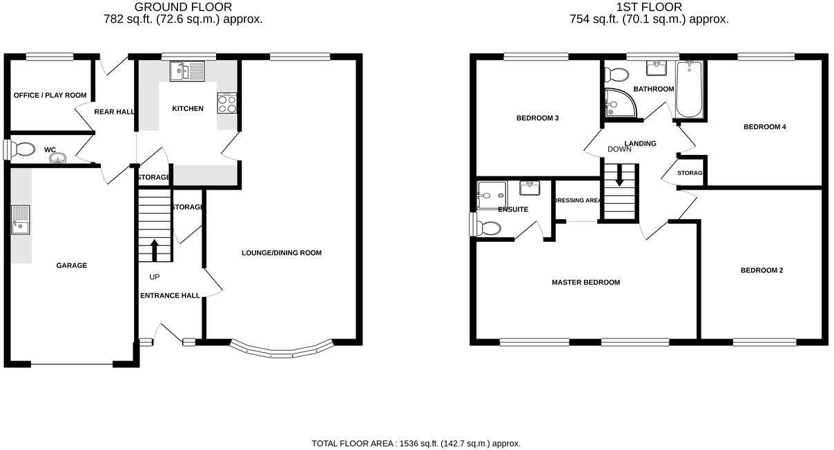 12, Howden Close, Barnsley floorplan