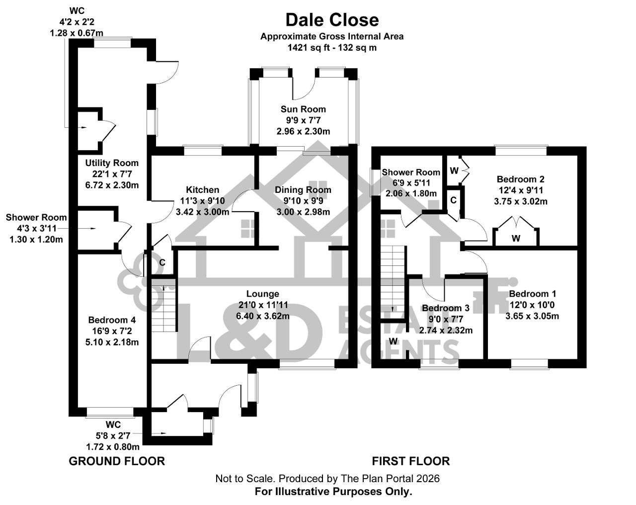 3, Dale Close, Toddington floorplan