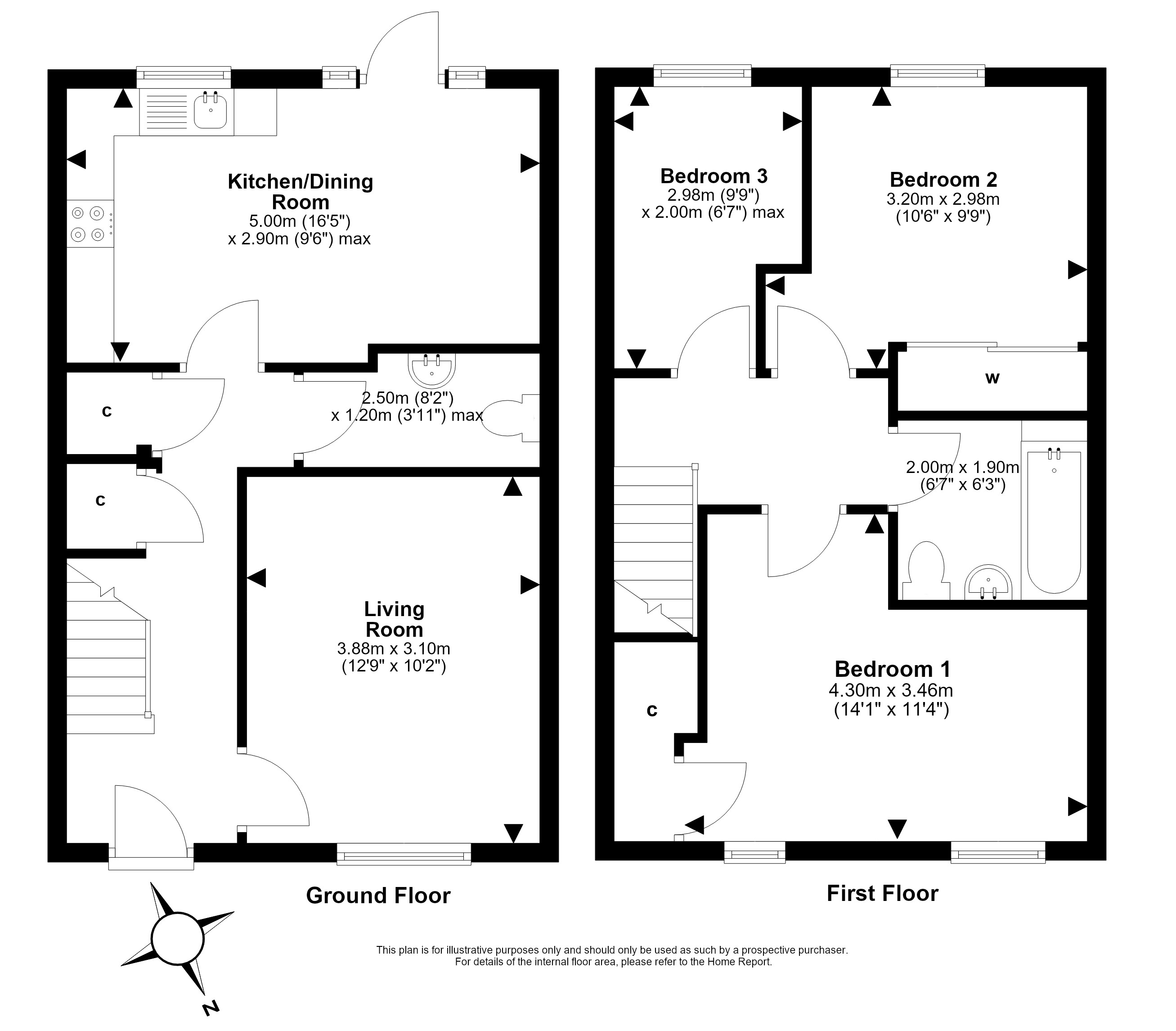 56, Auburn Locks,, Wallyford floorplan