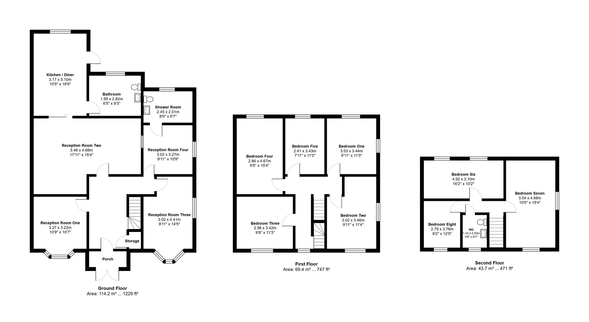 165 Tynedale Road, Tyseley, Birmingham floorplan